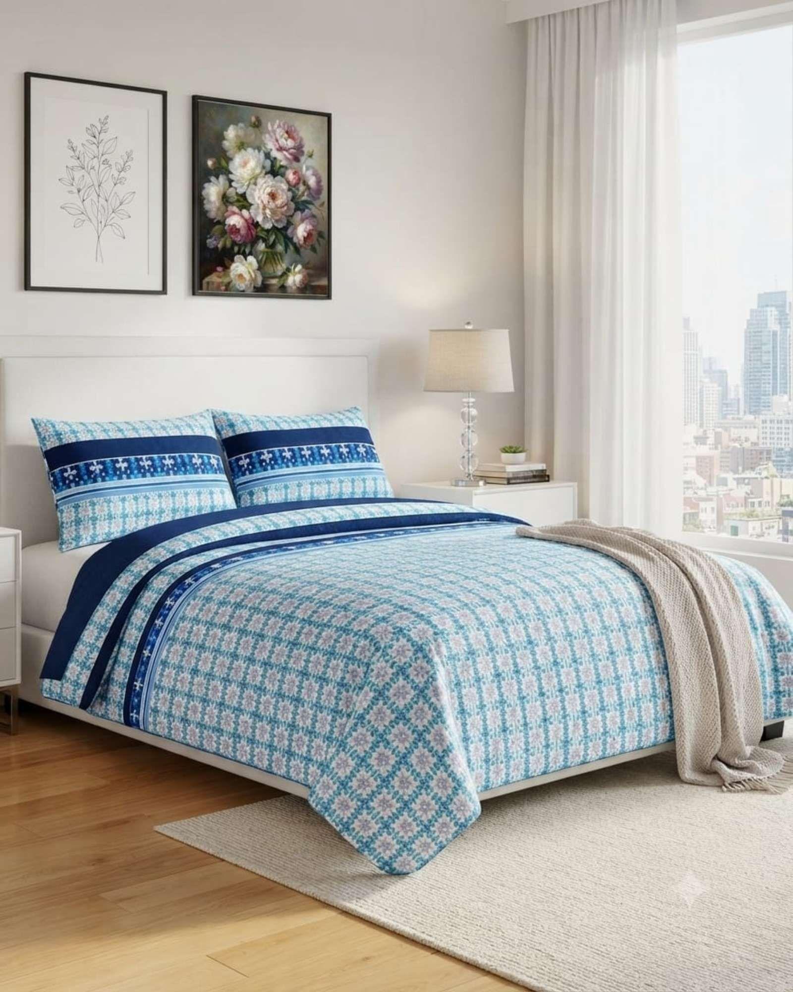 Cubrecamas Delgado King Mas Almohadas Ideal Para Verano m12-0