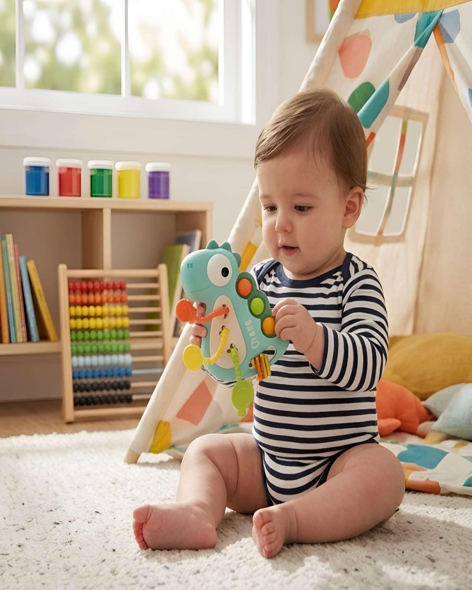 Juguete Para Bebé Estimulación Sensorial Mordedor Didáctico m1-4