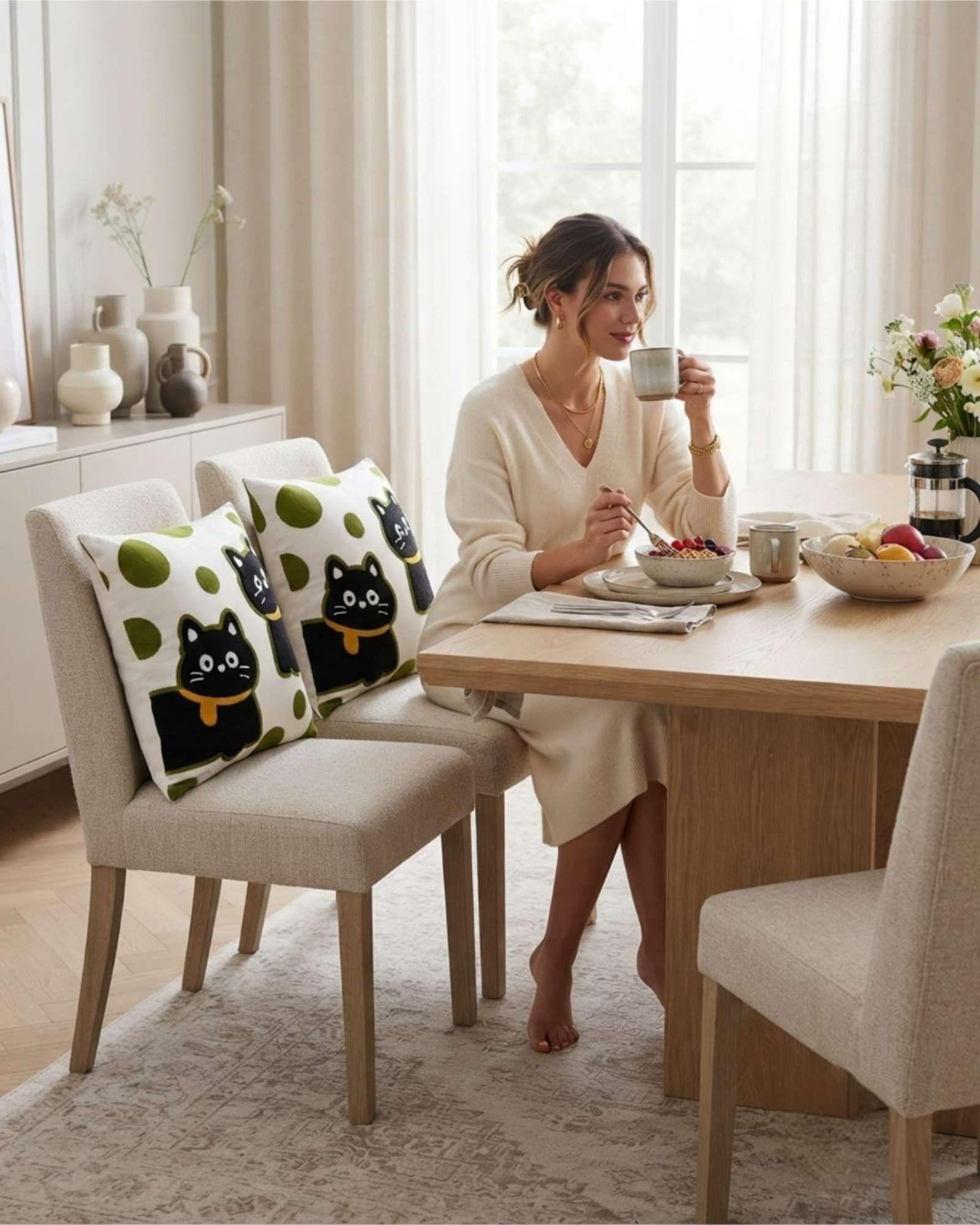 Fundas De Cojin Decorativas Elegantes Set De 2 Unidades m18-2