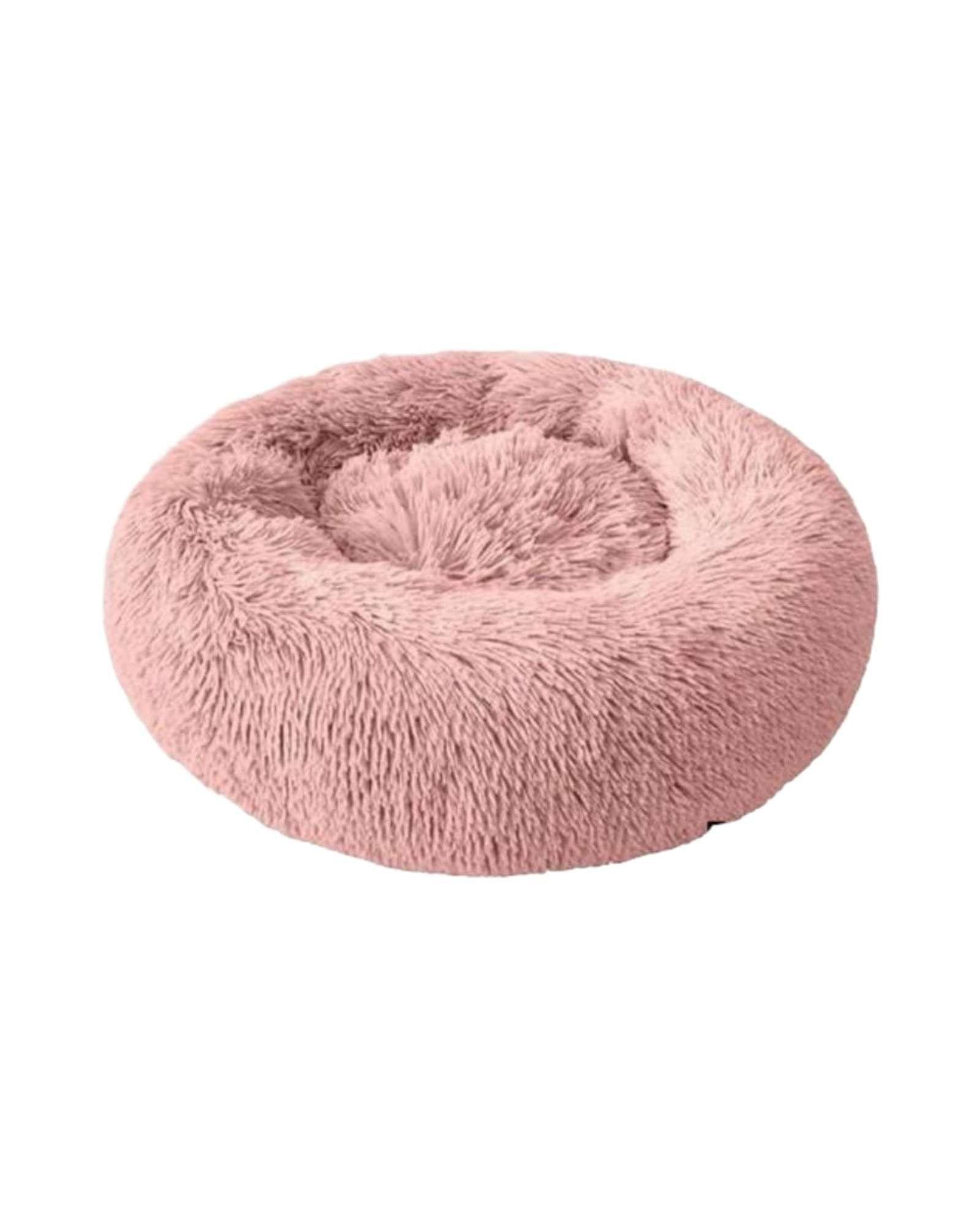 Cama Acolchada de Alta Densidad para tus mascotas 70 cm rosa-2
