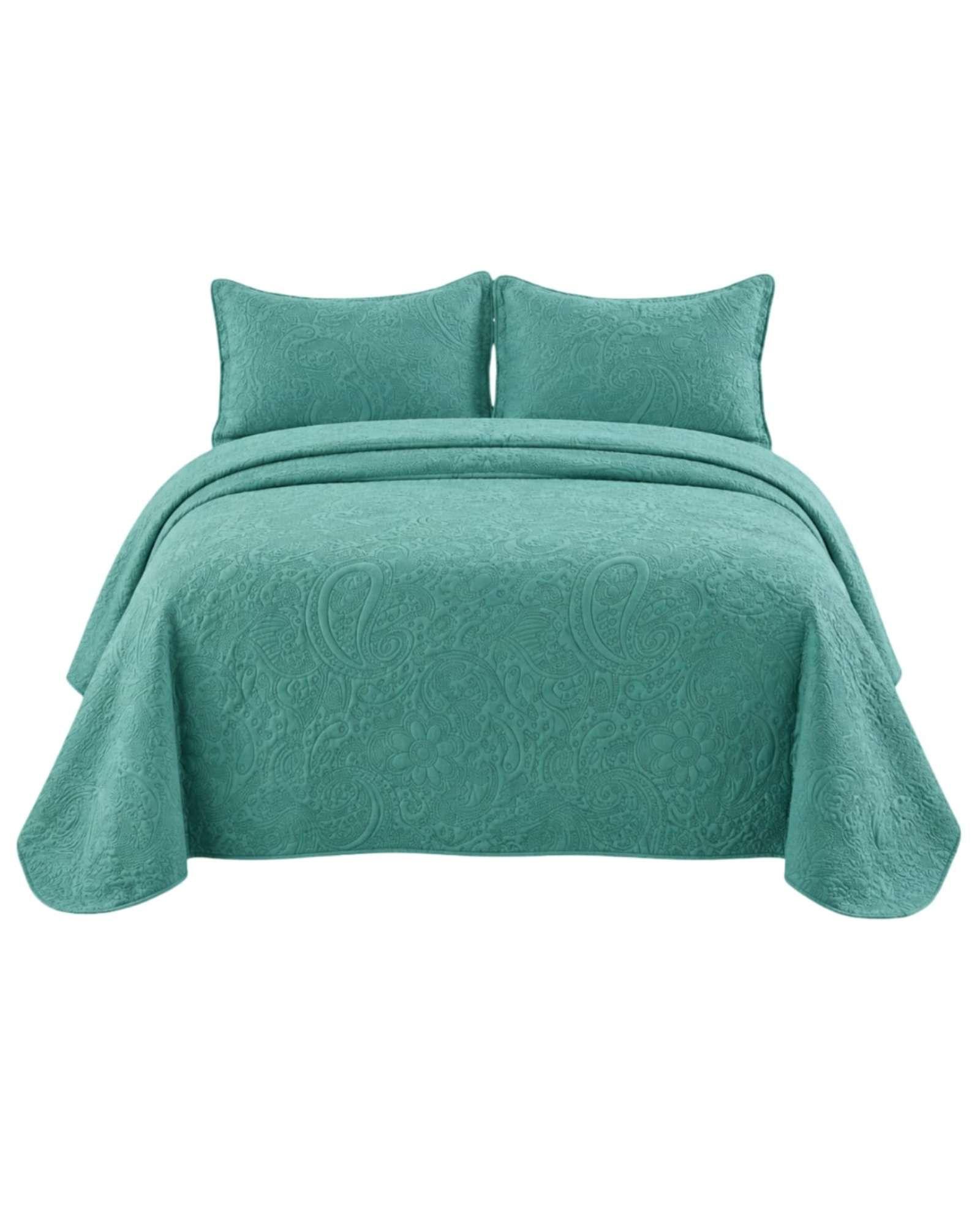 Quilt Cubrecama King  Verano Diseño Relieve 01-5