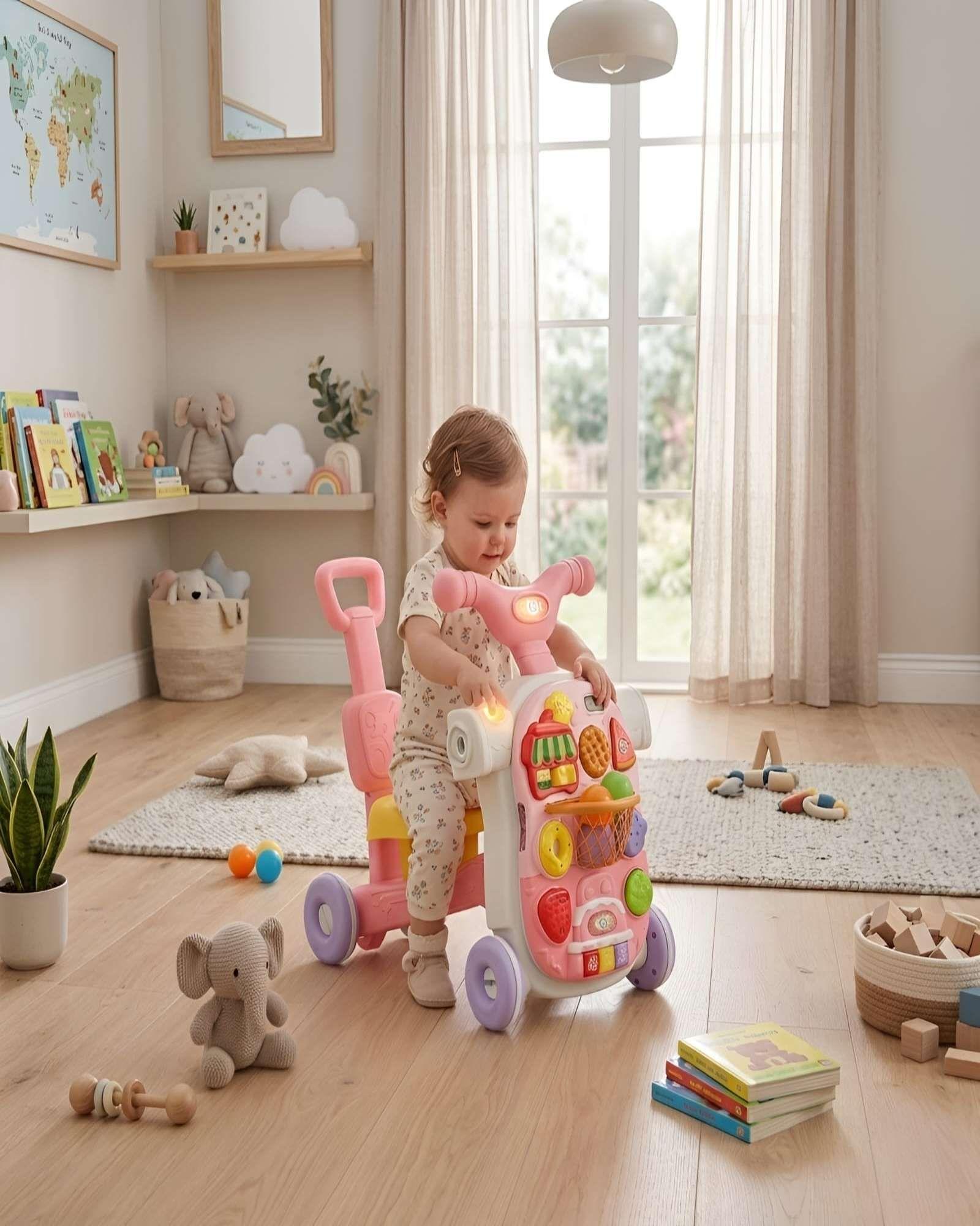 Juguete 4 En 1 Andador Correpasillos Y Monopatín Para Bebe m2-4