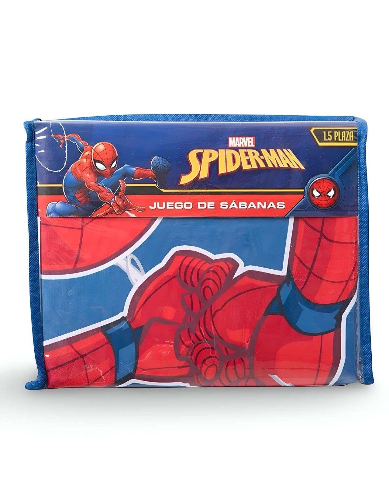 Juego Sábanass infantil Spiderman plaza y media Mashini-3