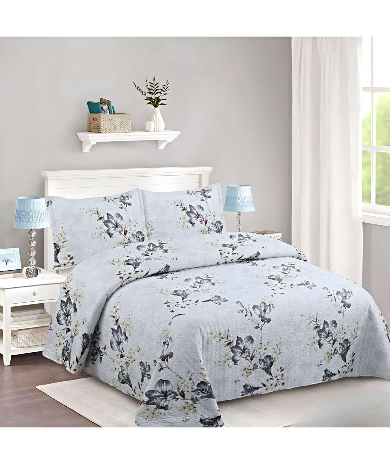 CUBRECAMA COLCHA QUILT DE VERANO 2 PLAZAS A22-2