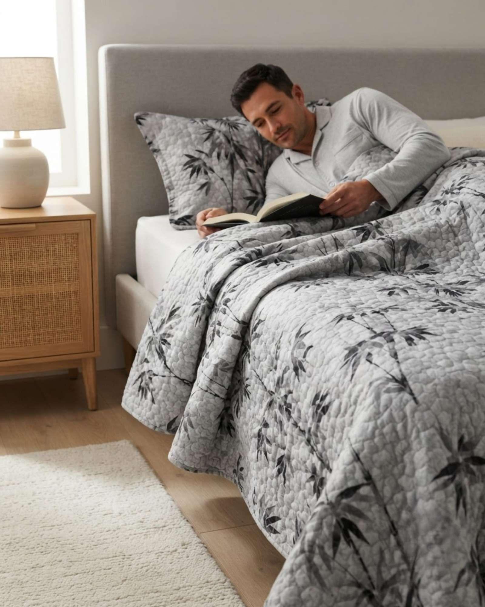 Set Cubrecama Verano 1.5 plaza 180x230 cm con 1 Almohada a14-4