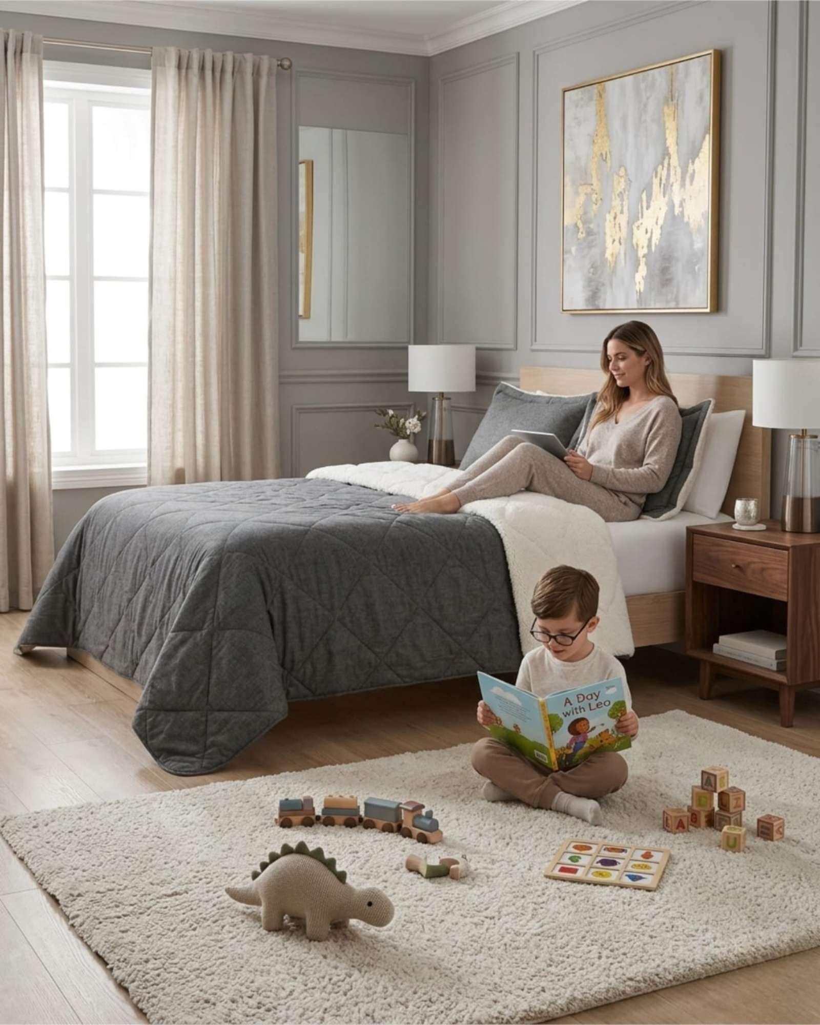 Plumon De Invierno 2 Plazas De Sherpa Termico m5-2