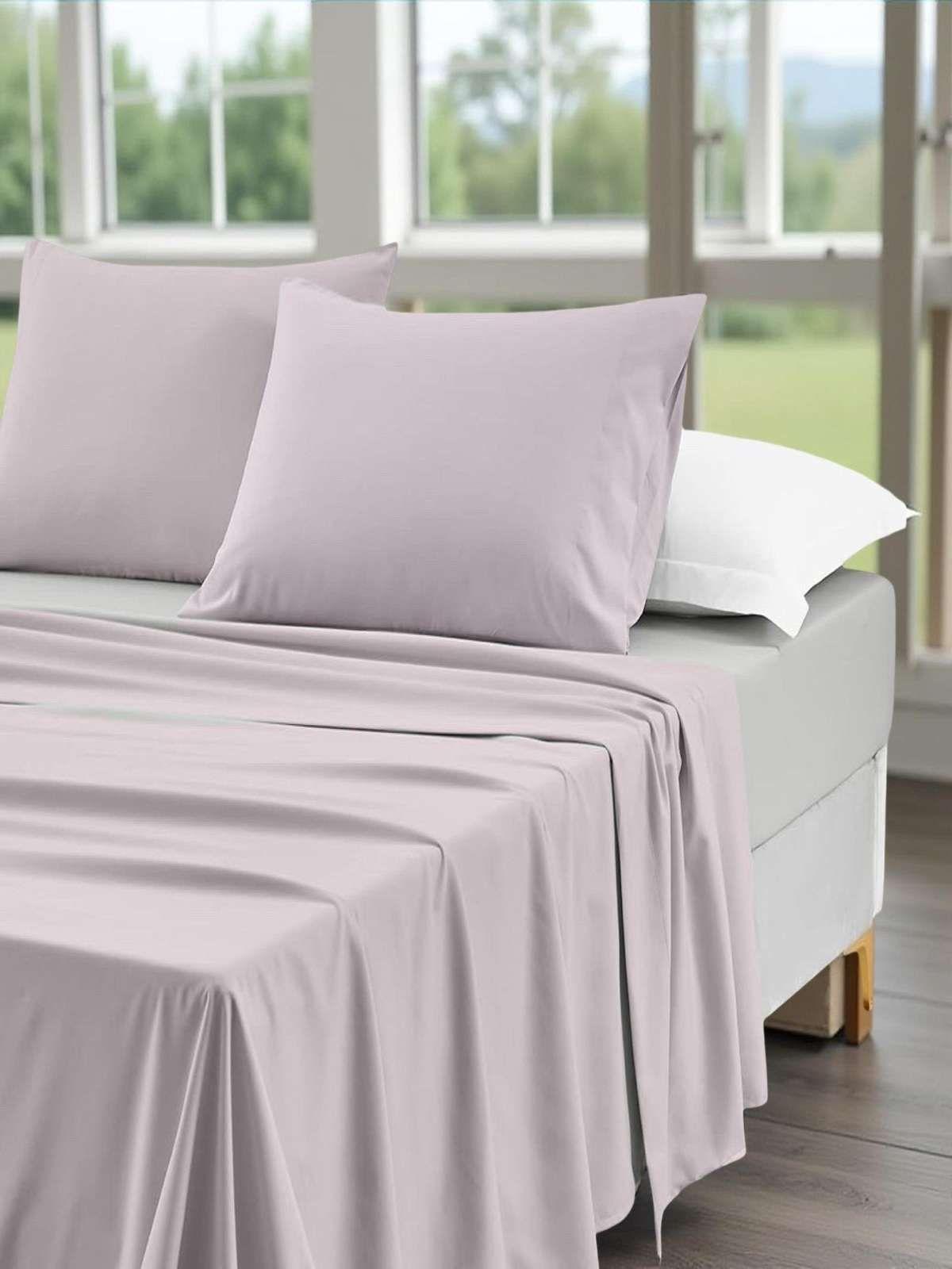 JUEGO DE SABANAS 210 HILOS DORAL 2 PLAZAS ROSADO-2