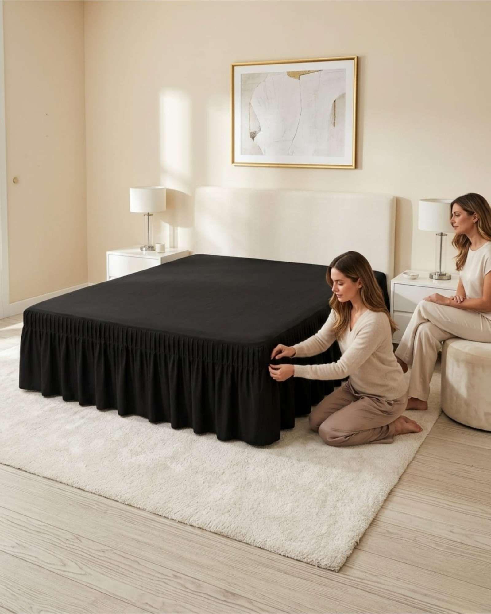 Faldón Para Cama De 2 Plazas Ajustable Premium F3-2