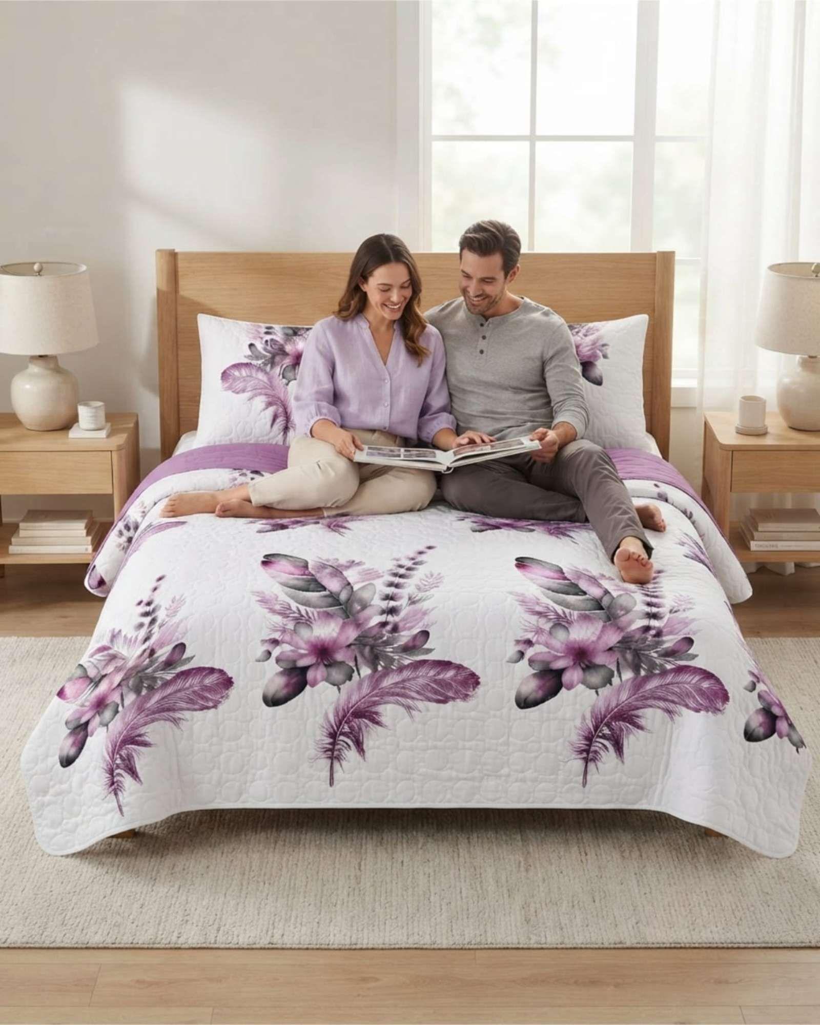 Quilt De Verano Mas Almohadas Textura Ultra Suave King m8-1