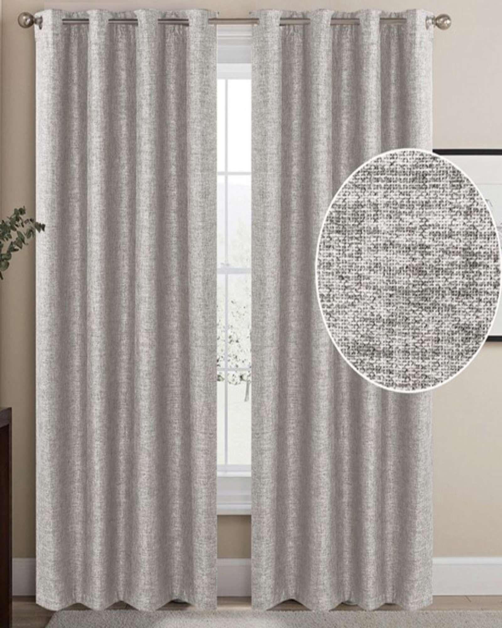 Set 2 Cortinas Blackout Aislantes De Ojales Metalicos m5-3