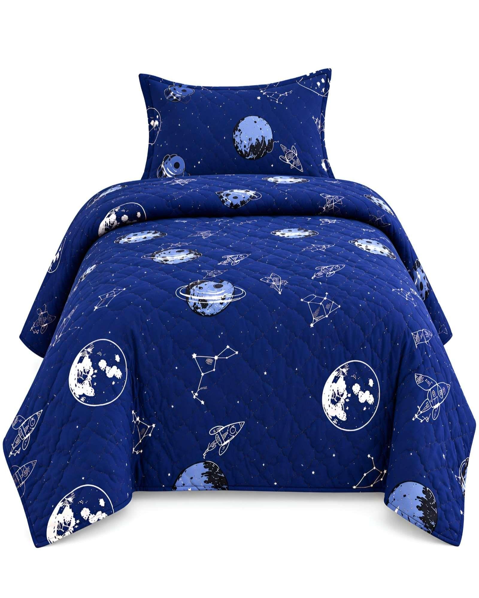 Cubrecamas Quilt de Verano Plaza y Media con Funda 10-4