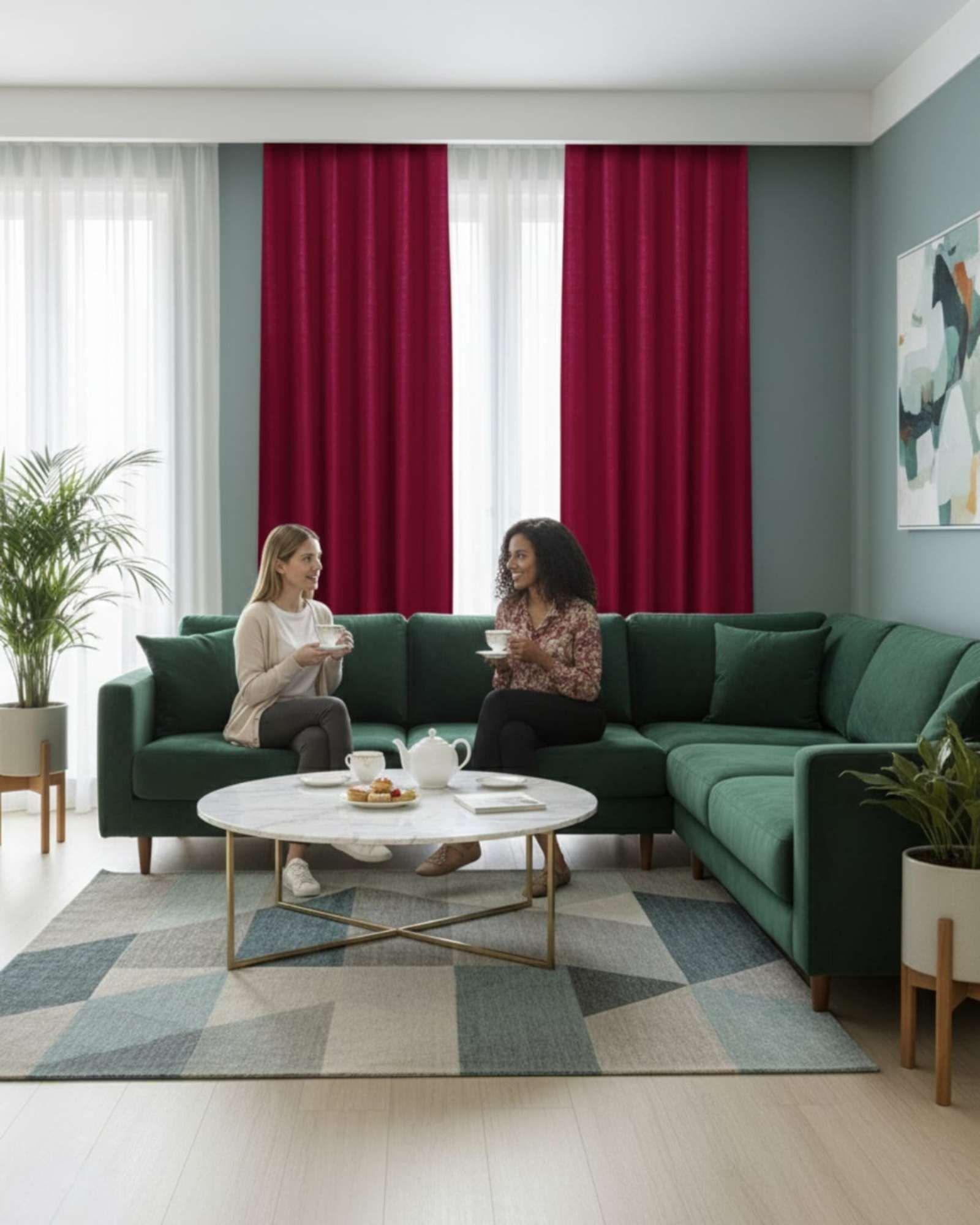 Juego de Cortinas Blackout Premium Engomadas m3-3