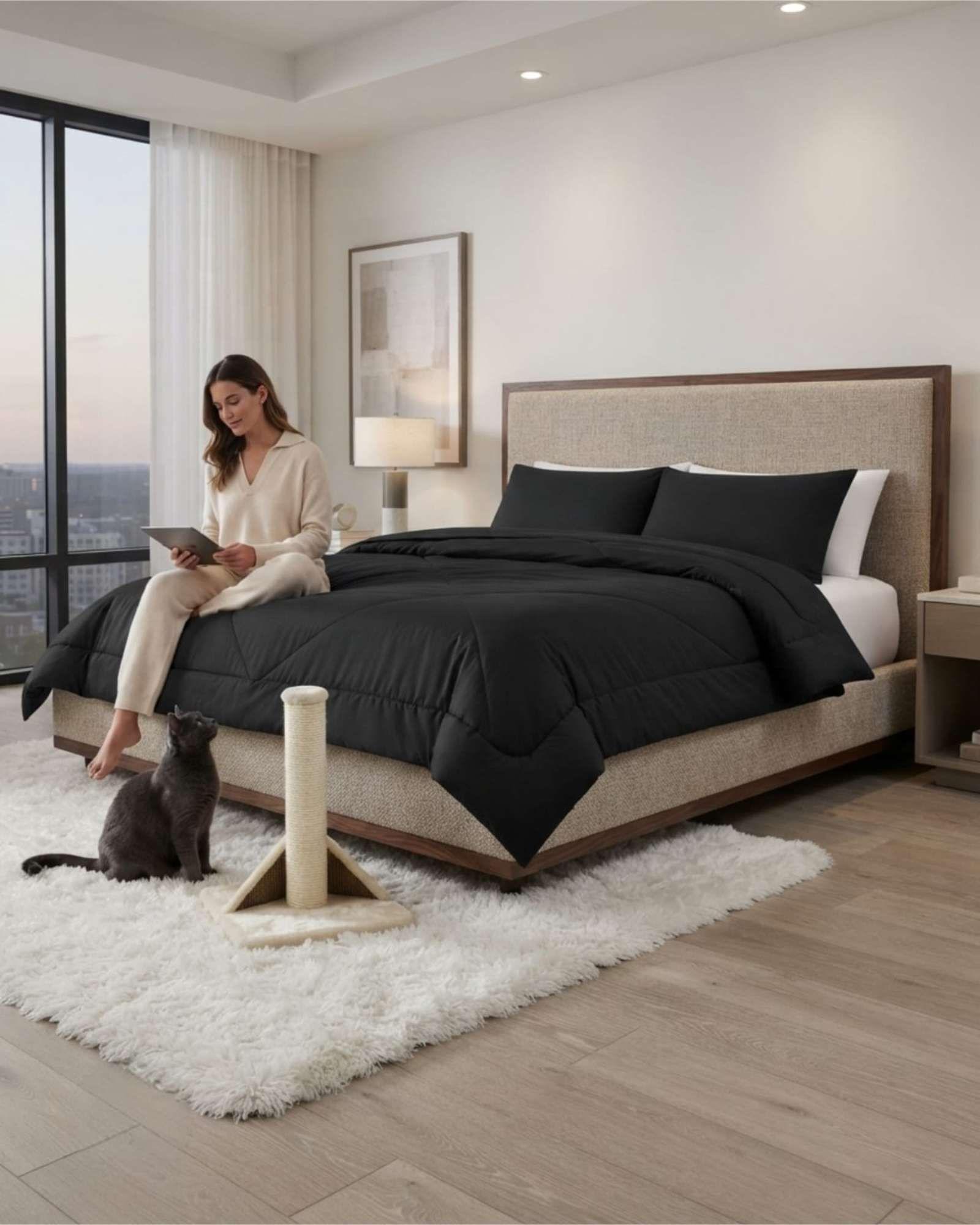 Plumon Elegante Para Verano King Mas Almohada m7-1