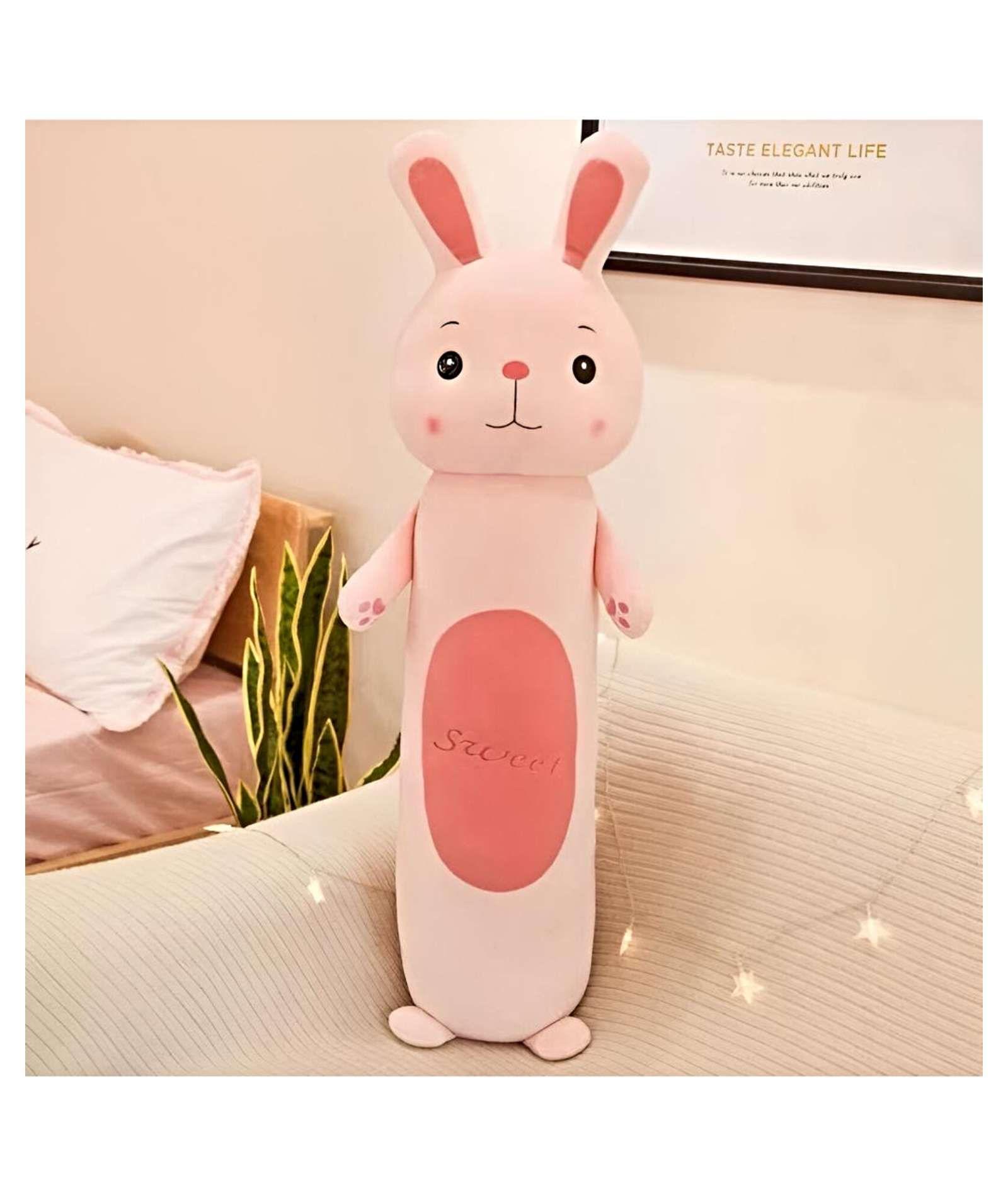 COJIN PELUCHE CONEJO ROSA-2