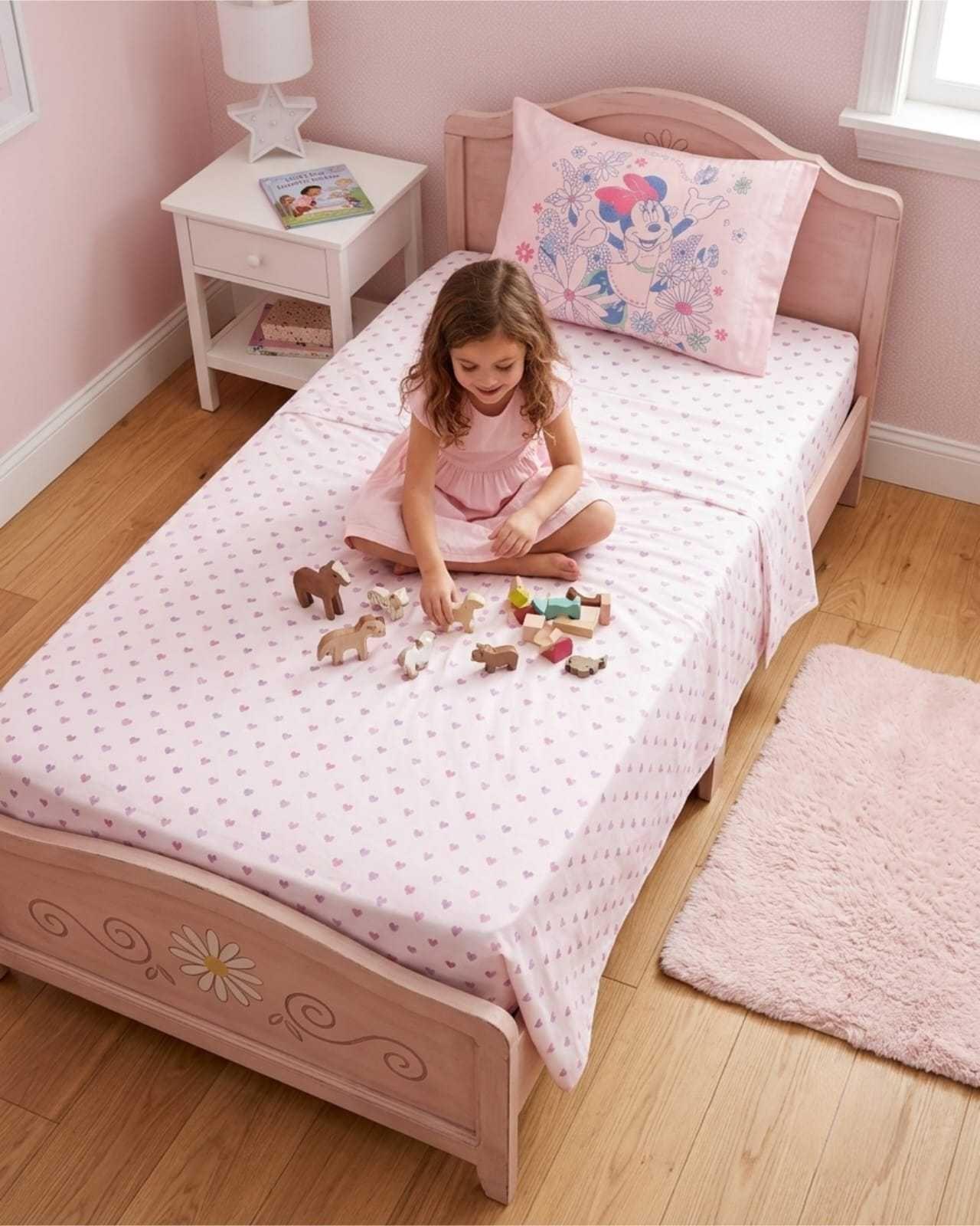 Set de Sábanas 1,5 Plazas Estampado Infantil Contemporáneo 01-2