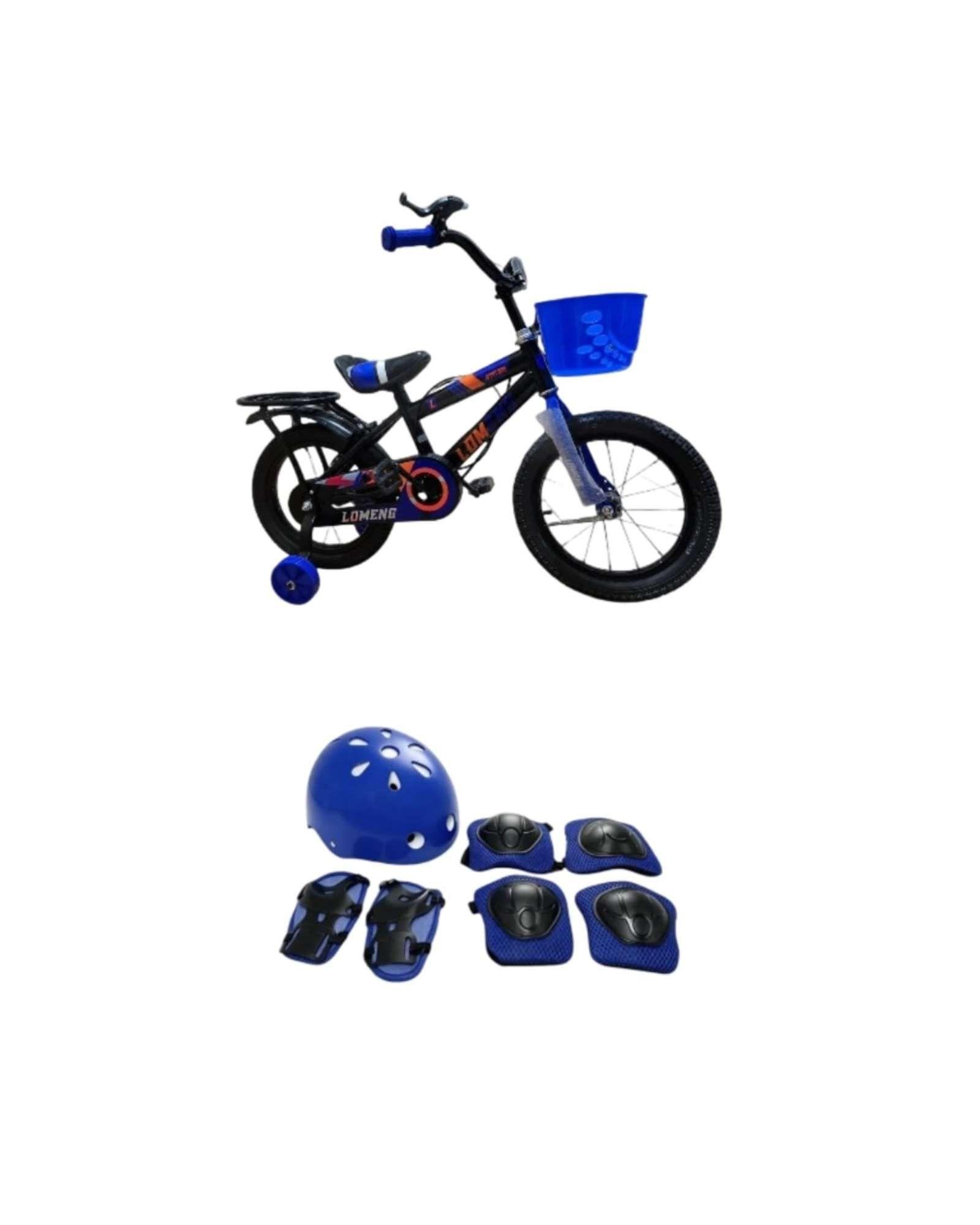 Bicicleta Para Niños Aro 12 Con Kit De Protección Y Casco 01-5