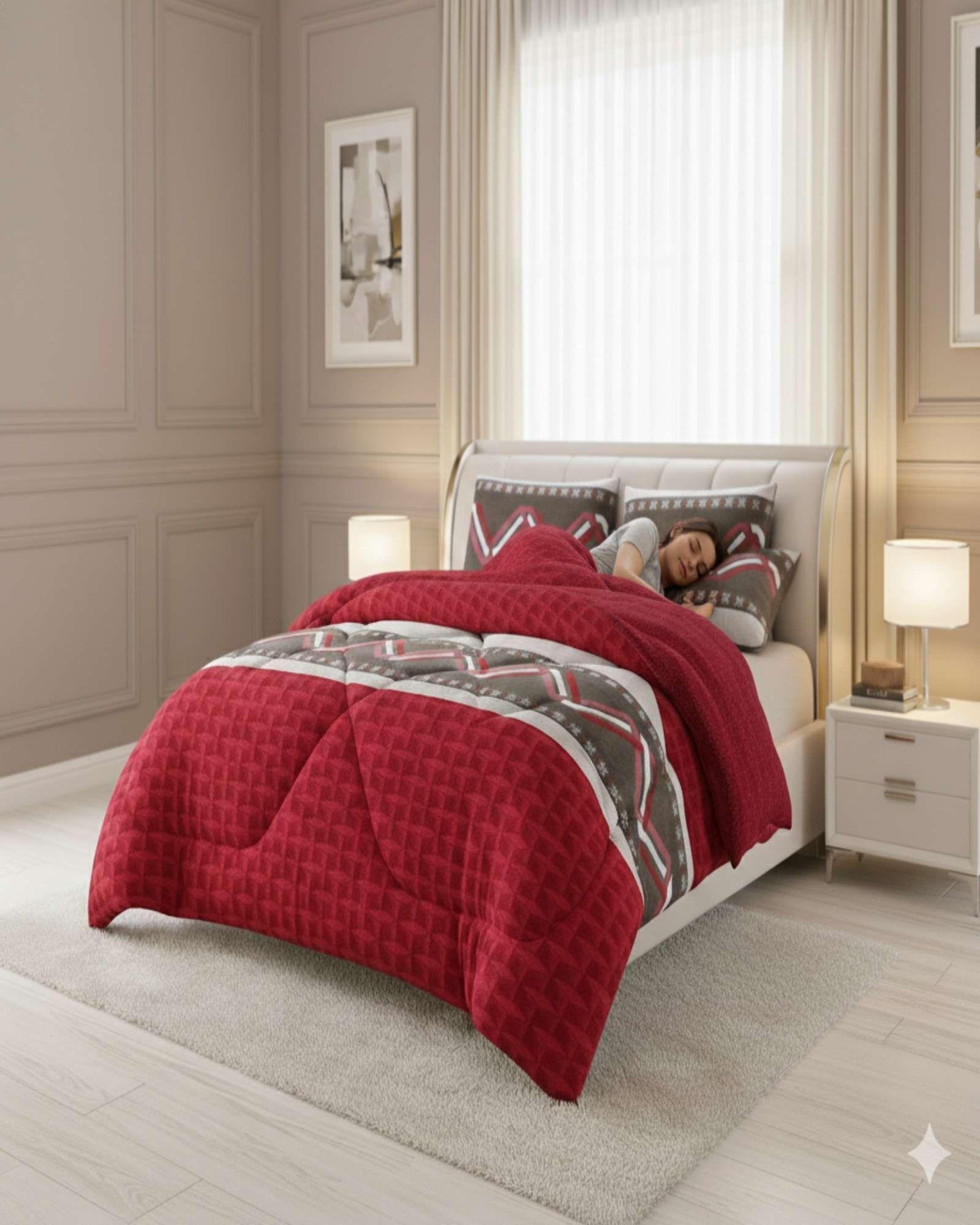 Set de Cubrecama con Chiporro y sabana 2 plaza Extra Suave P07-3