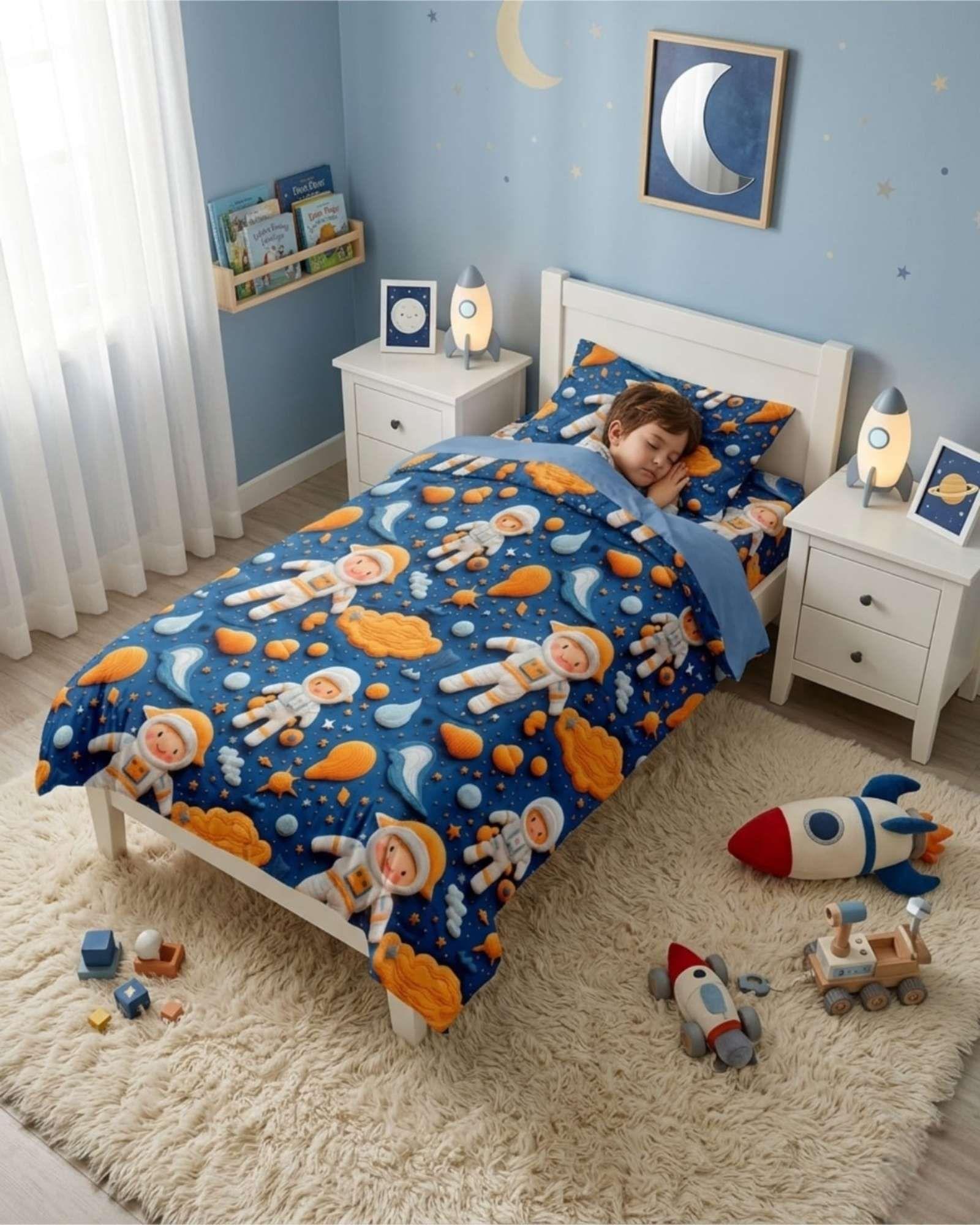Quilt Cubrecamas Ligero Verano Efecto 5D Plaza y Media PM6-0