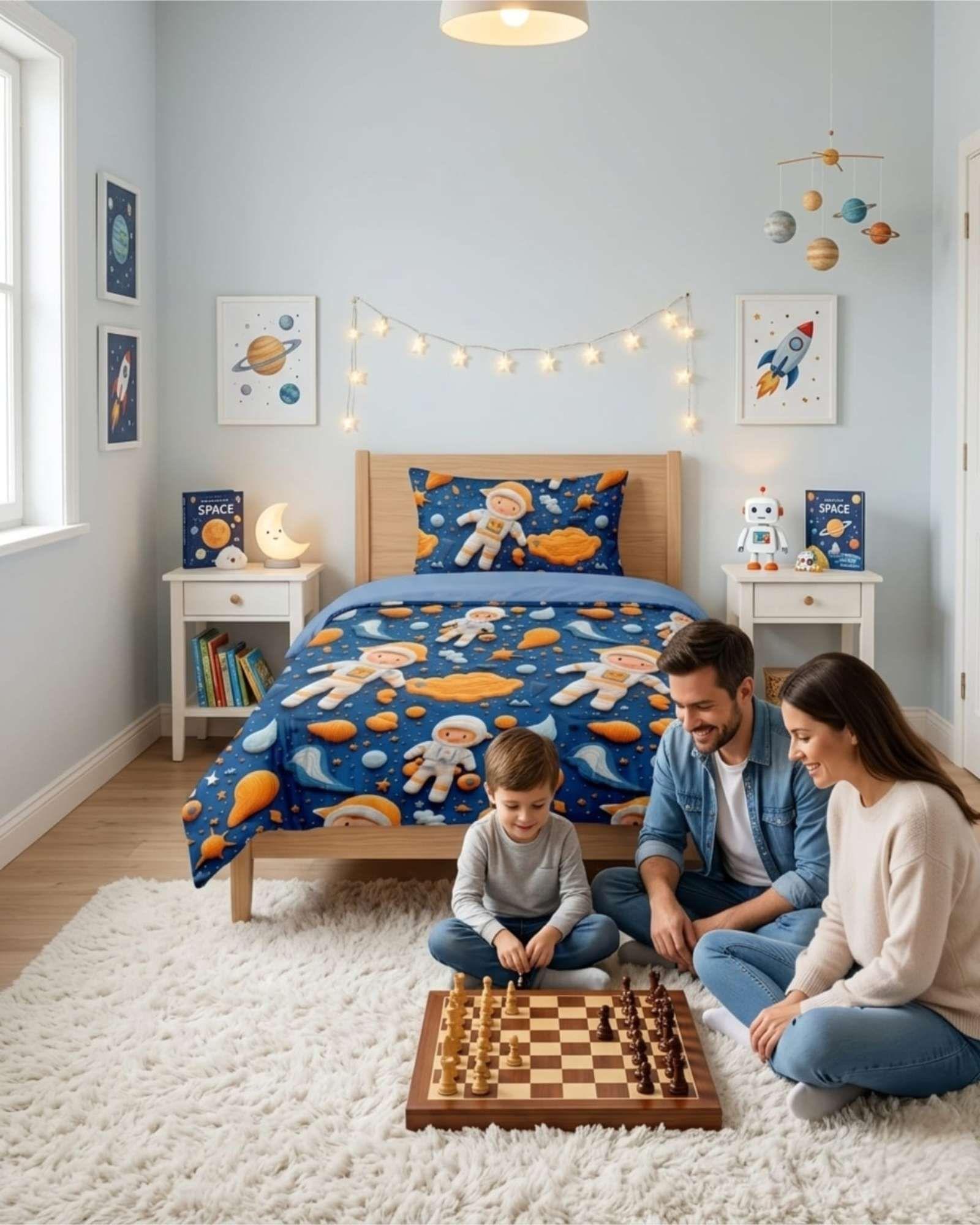 Quilt Cubrecamas Ligero Verano Efecto 5D Plaza y Media PM6-4
