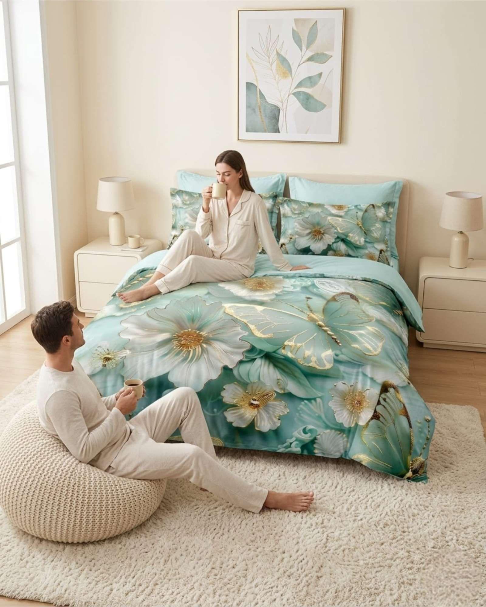 Quilt Cubrecamas Ligero Verano Efecto 5D 2Plaza 2P8-2