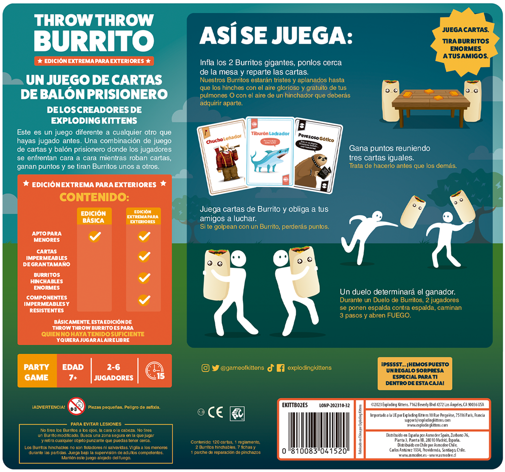 Throw Throw Burrito Ed Extrema para Exteriores-2
