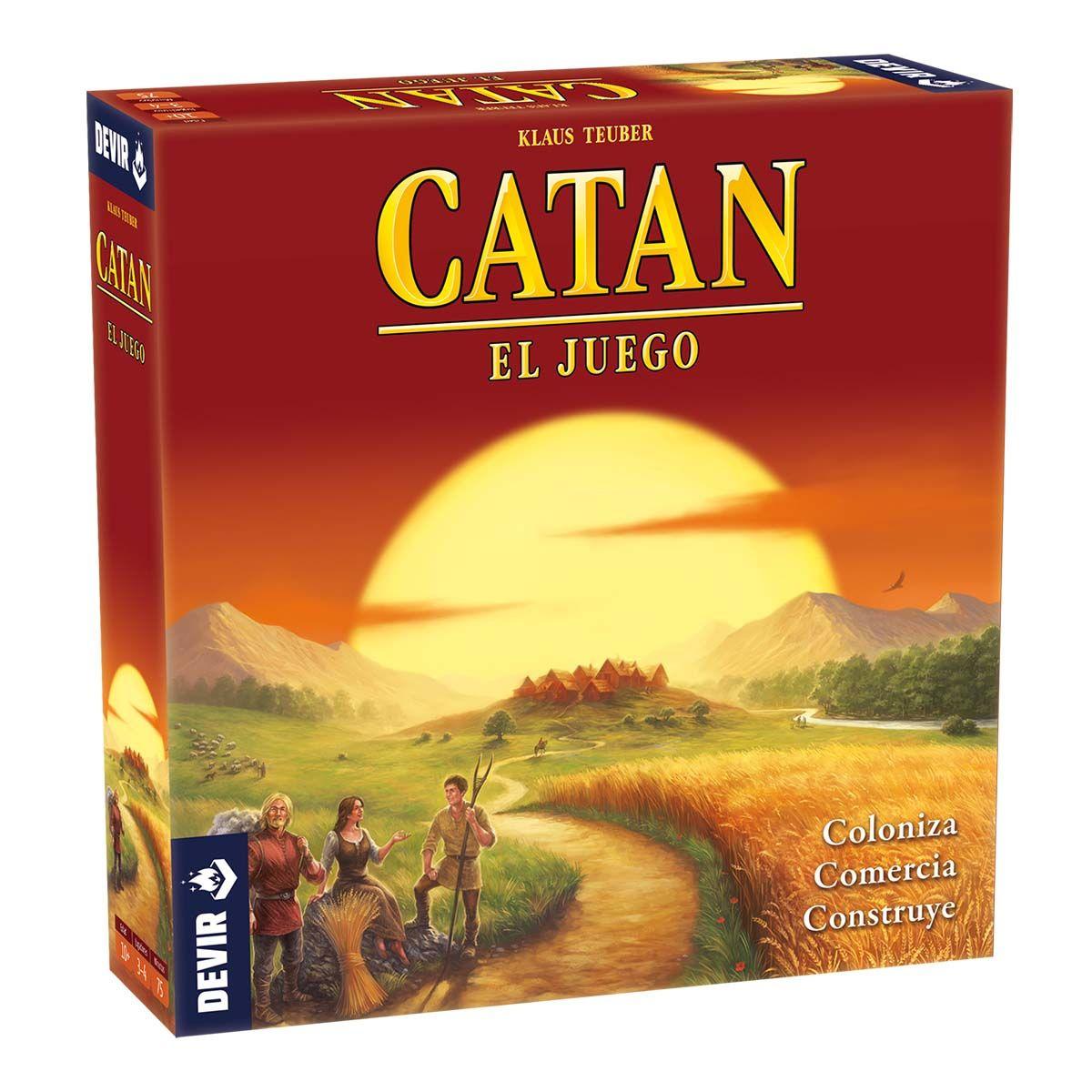 Juego Catan Devir Español Juego De Estrategia-0