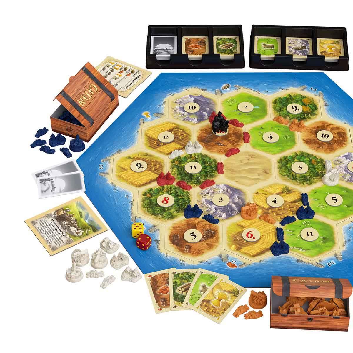 Juego Catan Devir Español Juego De Estrategia-1