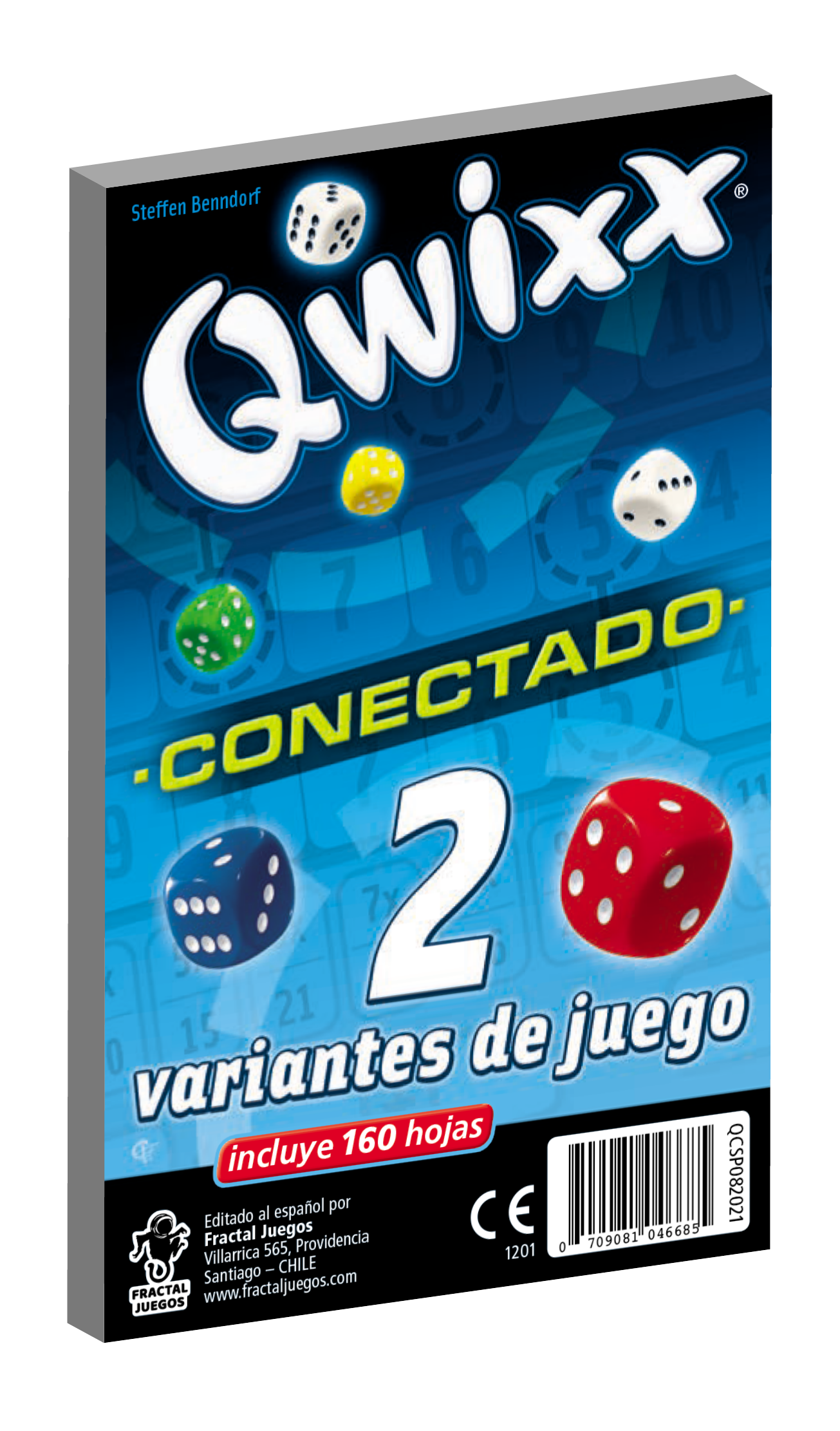 Juego De Cartas Qwixx Conectado Clásica Fractal-0