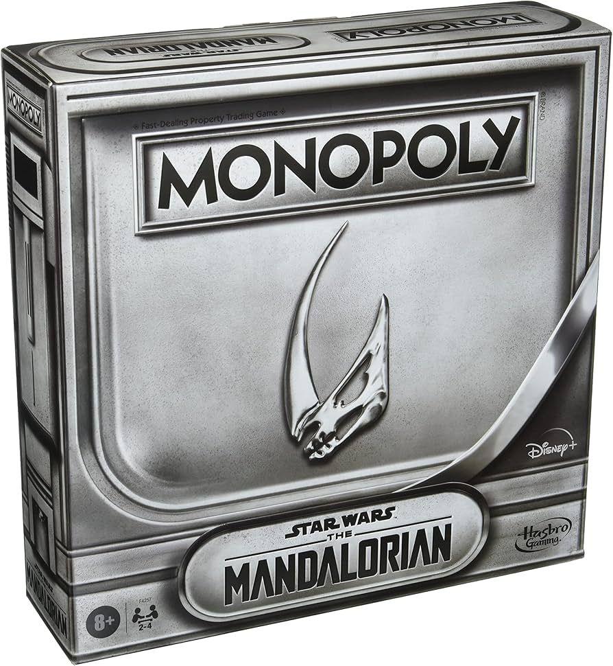 Juego De Mesa Hasbro Monopoly The Mandalorian 8 Años-0