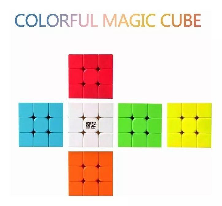 Cubo Rubik 3x3 Qiyi Warrior W Stickerless Lubricado-2