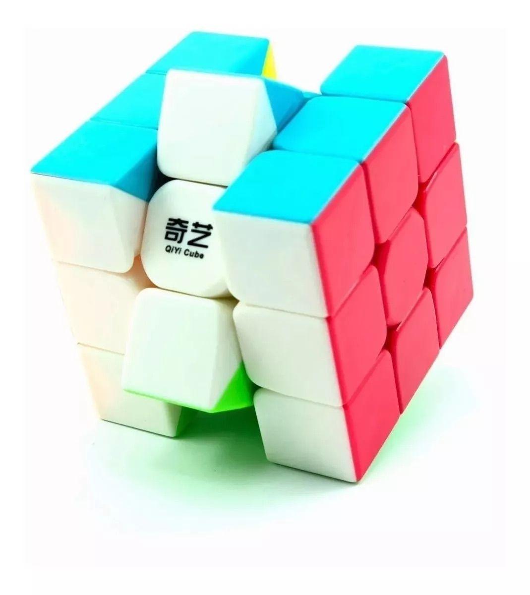 Cubo Rubik 3x3 Qiyi Warrior W Stickerless Lubricado-3