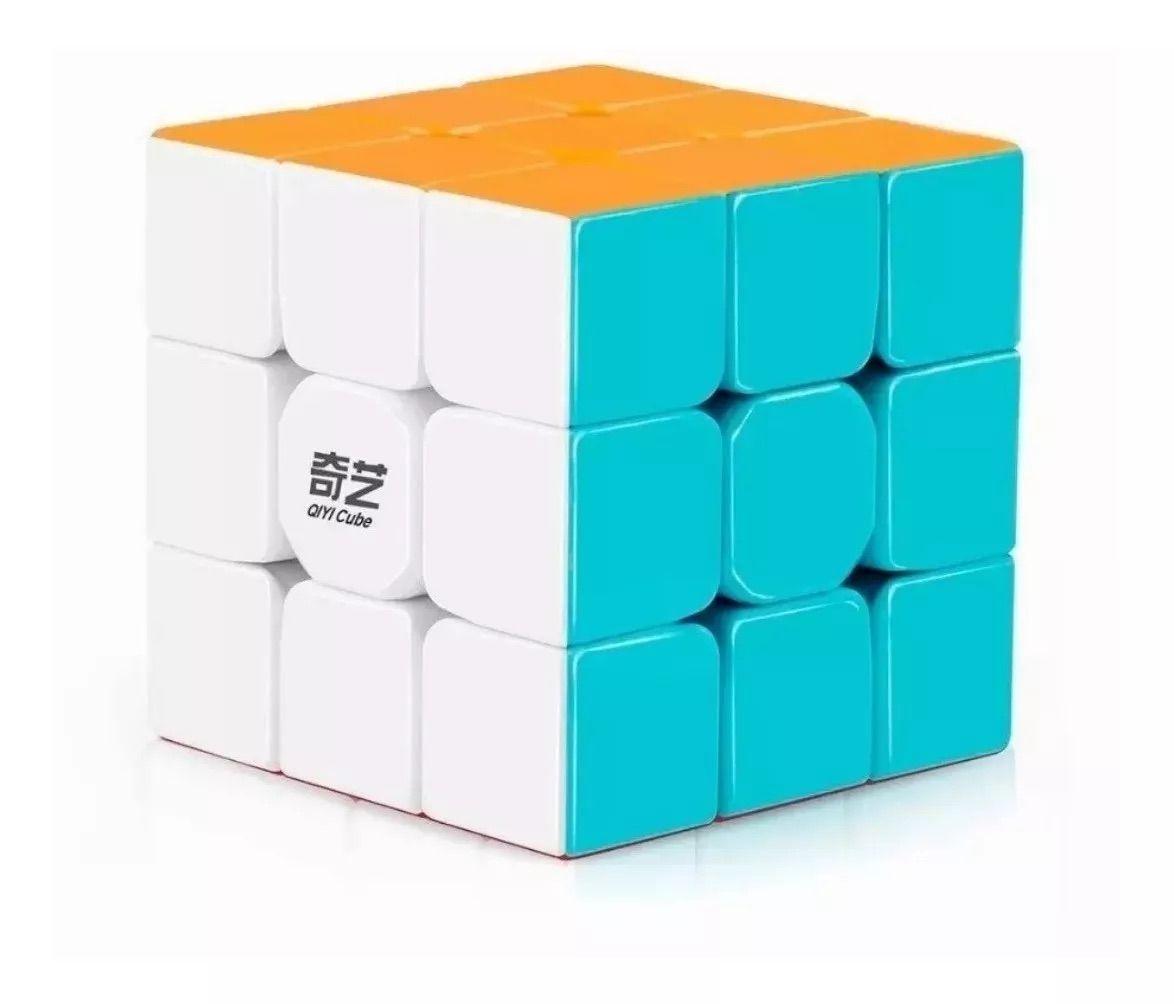 Cubo Rubik 3x3 Qiyi Warrior W Stickerless Lubricado-6