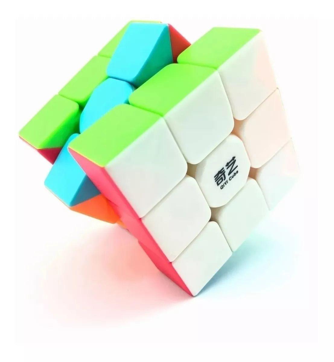Cubo Rubik 3x3 Qiyi Warrior W Stickerless Lubricado-7