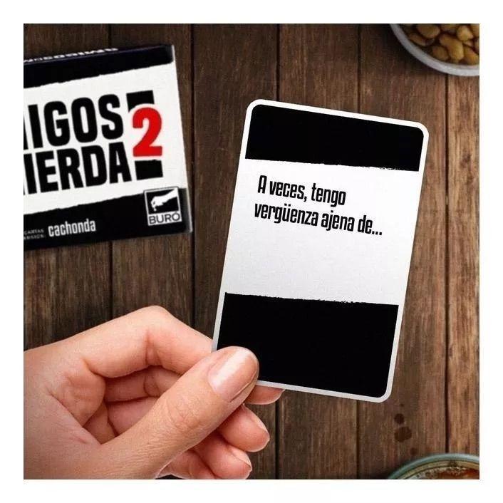 Juego de cartas Amigos de mierda 2 Buró-1