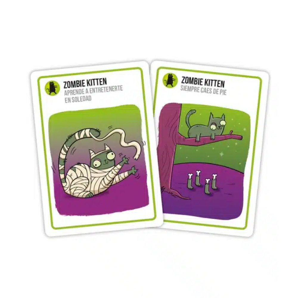 Zombie Kittens Juego De Mesa - Español-2