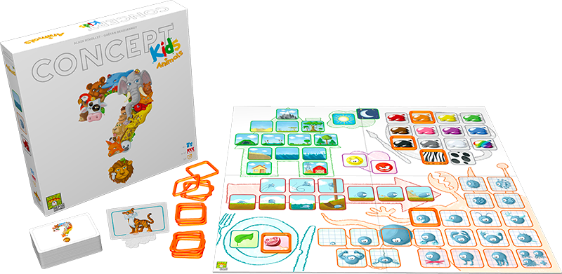 Juego De Mesa Asmodee Concept Kids Animals-2