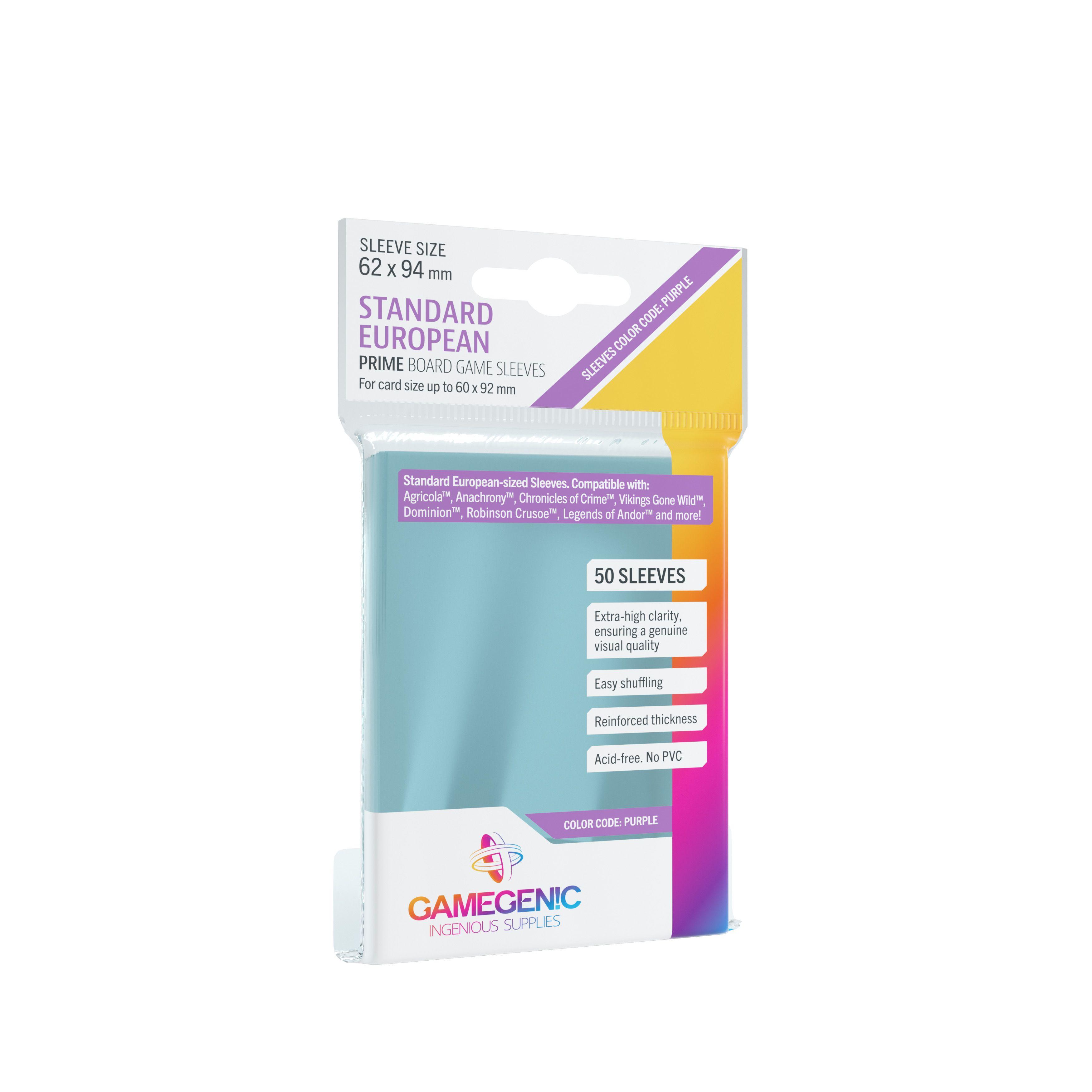 Protectores de cartas Prime Std European Size-0