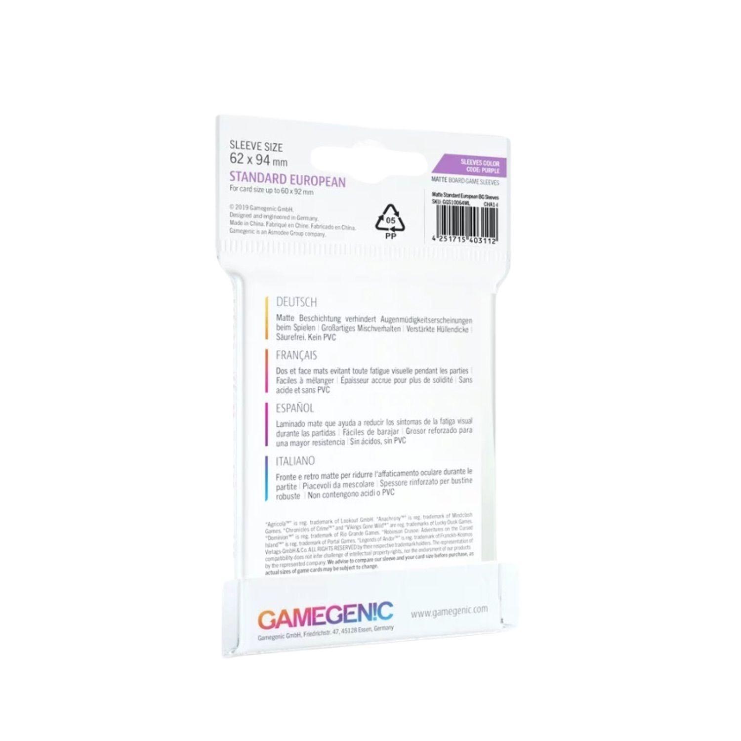 Protectores de cartas Prime Std European Size-1