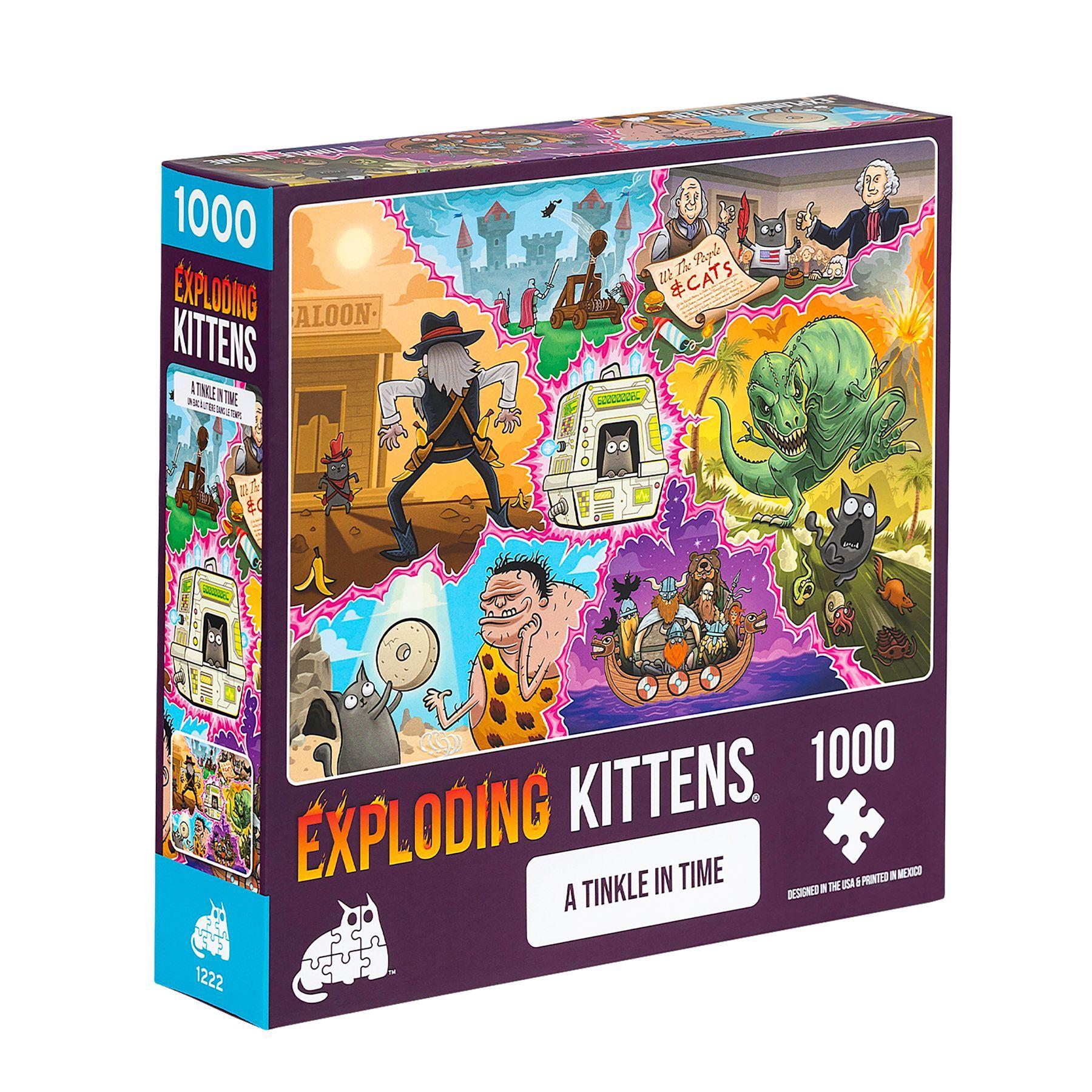 Puzzles Exploding Kittens 1000 piezas: Tinkle in Time-0