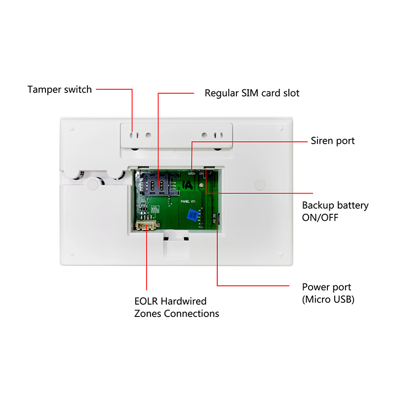 Central De Alarma Wifi Vhome Gsm 4g S20 Pro Homologada Vshop-3