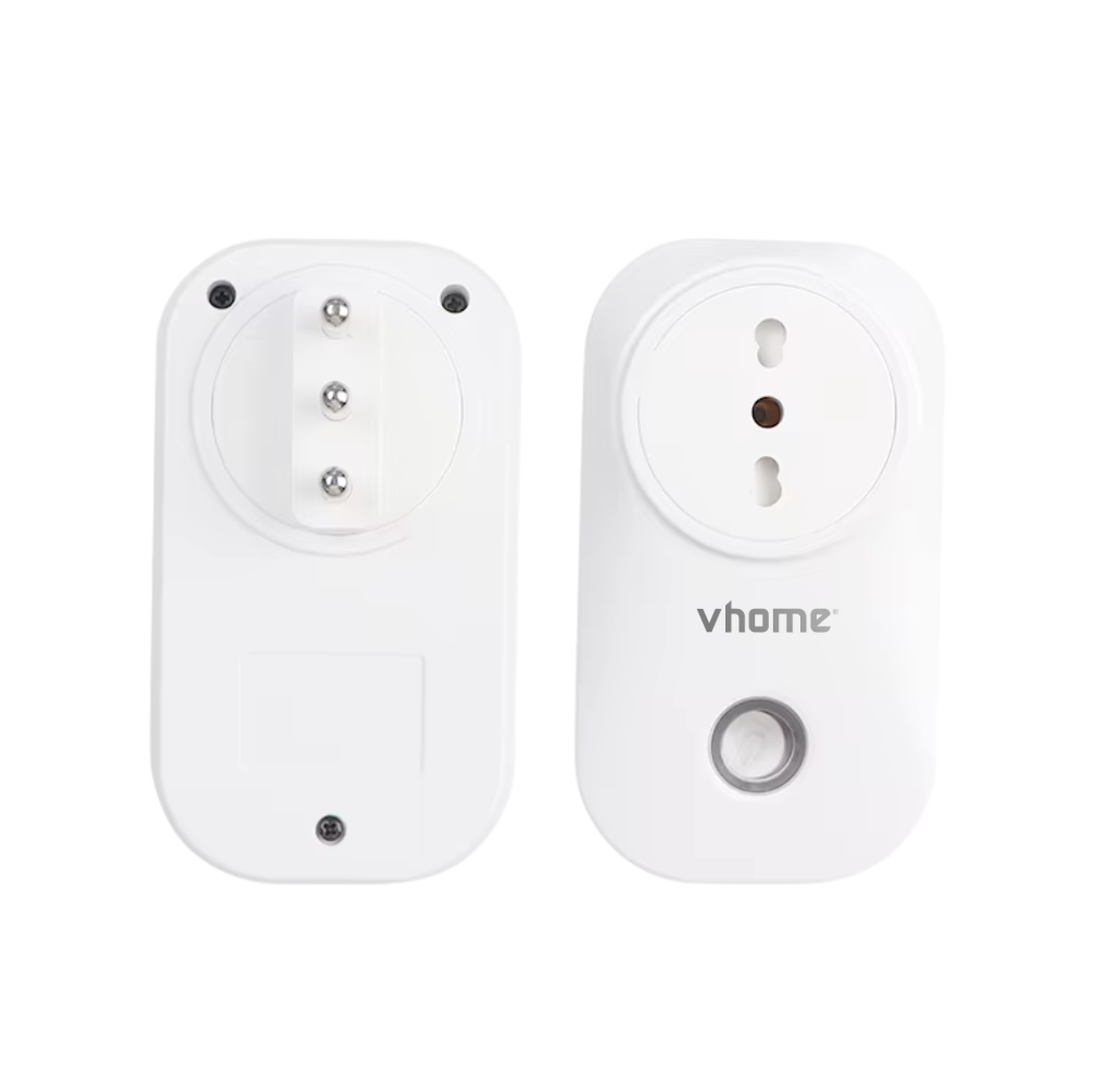 Enchufe y Medidor de Consumo Wifi Vhome M1 con Toma 16A + Adaptador-3