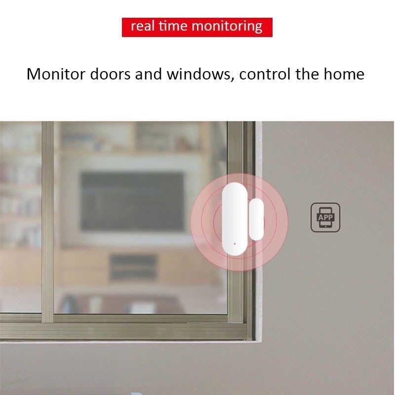 Sensor Wifi Vhome De Puerta Ventana y Luminosidad Compatible con Alexa y Google-4