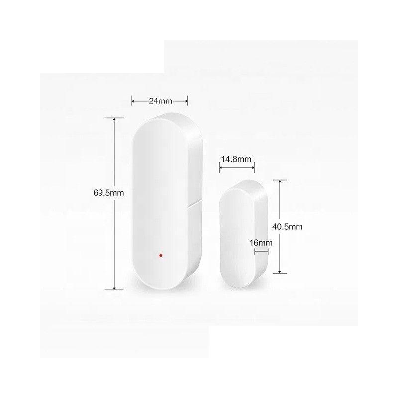 Sensor Wifi Vhome De Puerta Ventana y Luminosidad Compatible con Alexa y Google-2