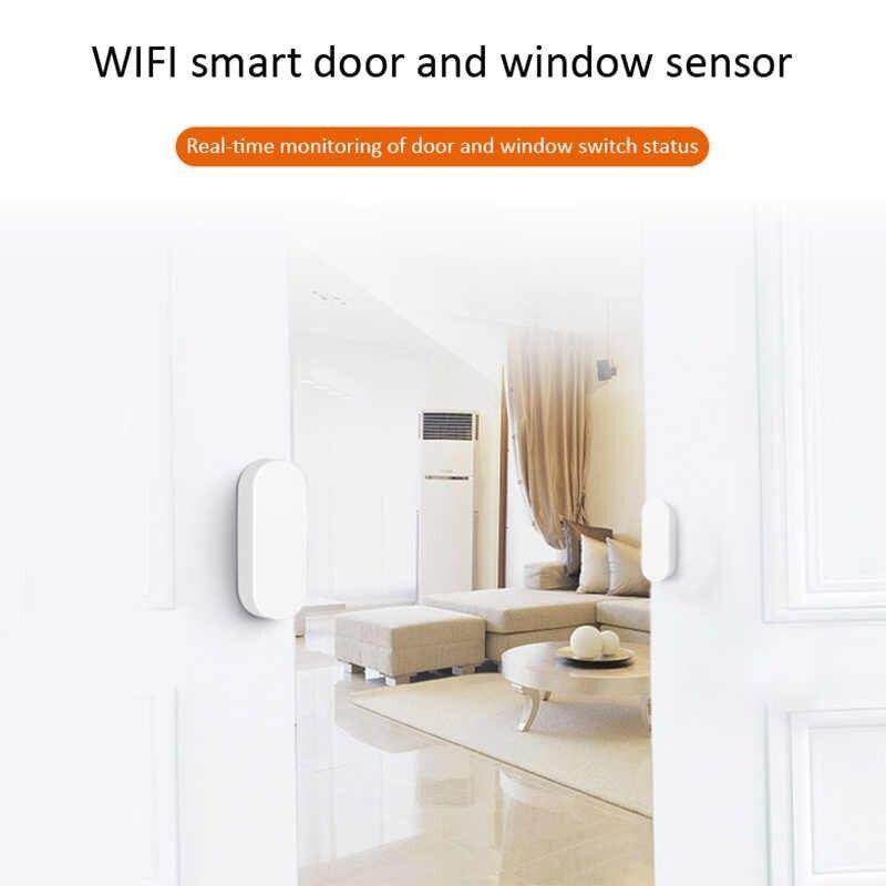 Sensor Wifi Vhome De Puerta Ventana y Luminosidad Compatible con Alexa y Google-5