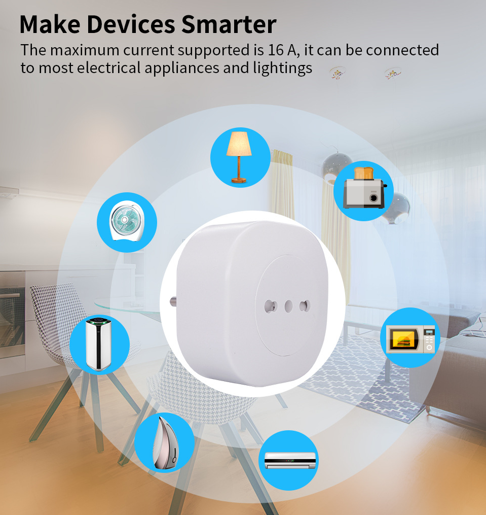Enchufe Wifi Vhome M1 Compact con Toma 16A + Adaptador-6