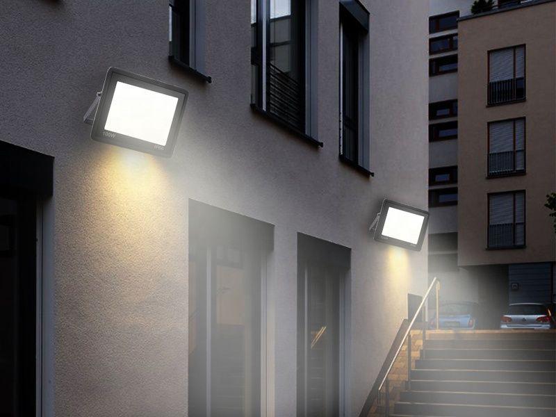 Foco Proyector Wifi RGB Vhome V2000 50W Para Exterior Compatible con Alexa Google-7