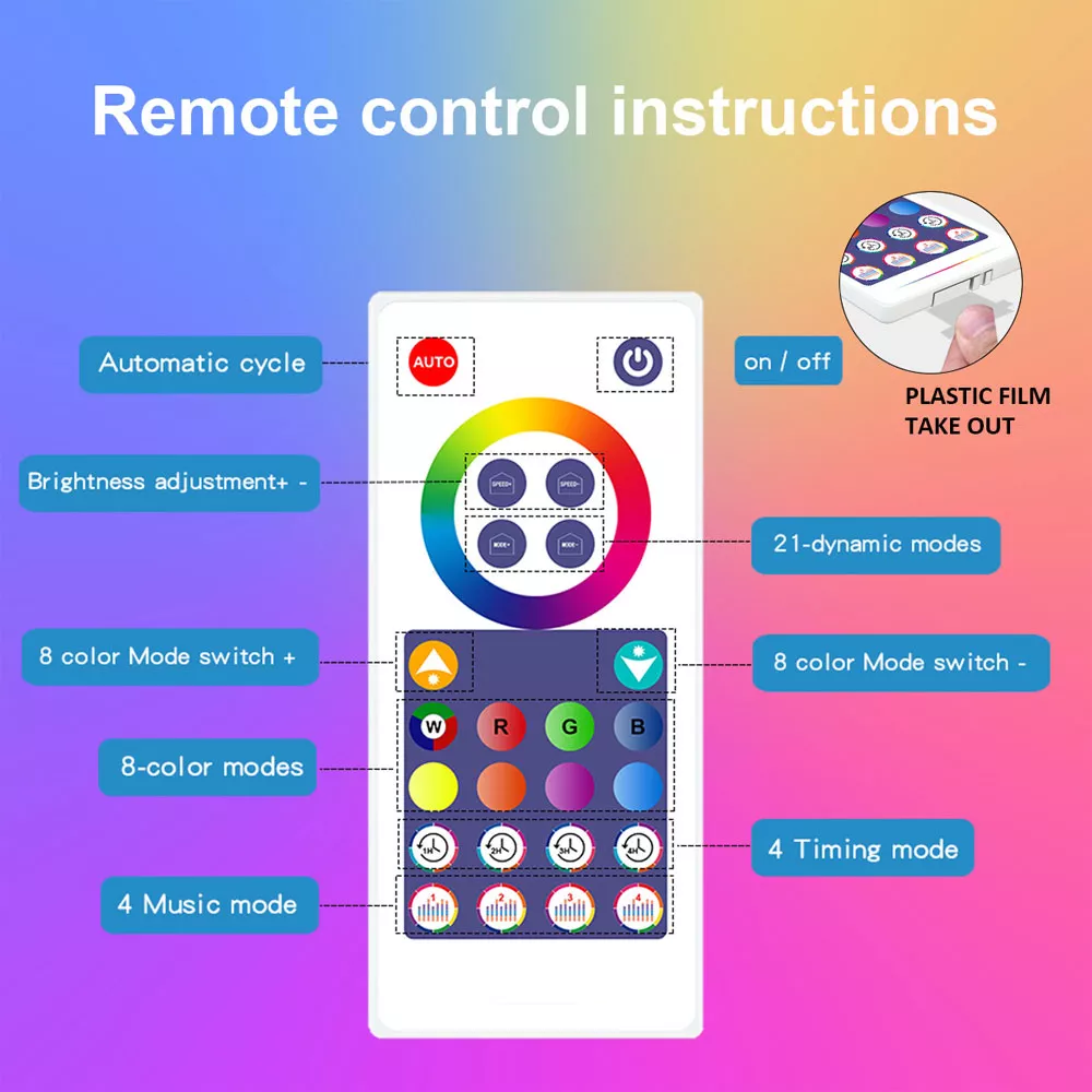 Cinta Neón Led Flexible Wifi y Bluetooth RGB 5mts 24W IP67 Compatible con Alexa y Google-7