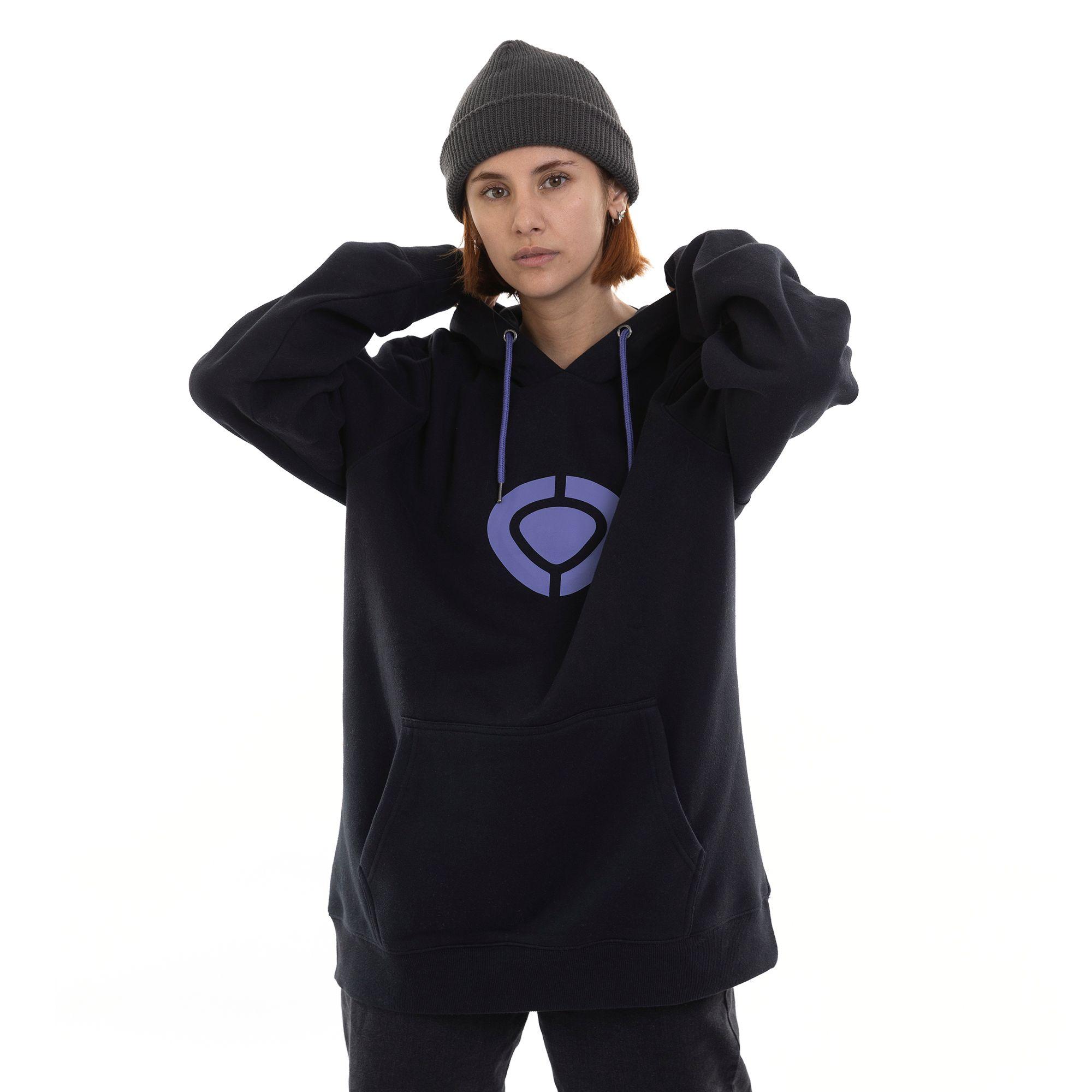 BIG LOGO HOOD - BLACK-1