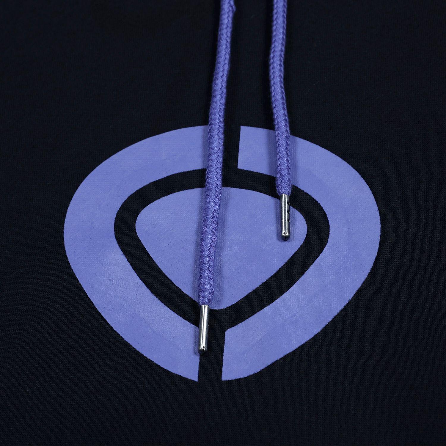 BIG LOGO HOOD - BLACK-3