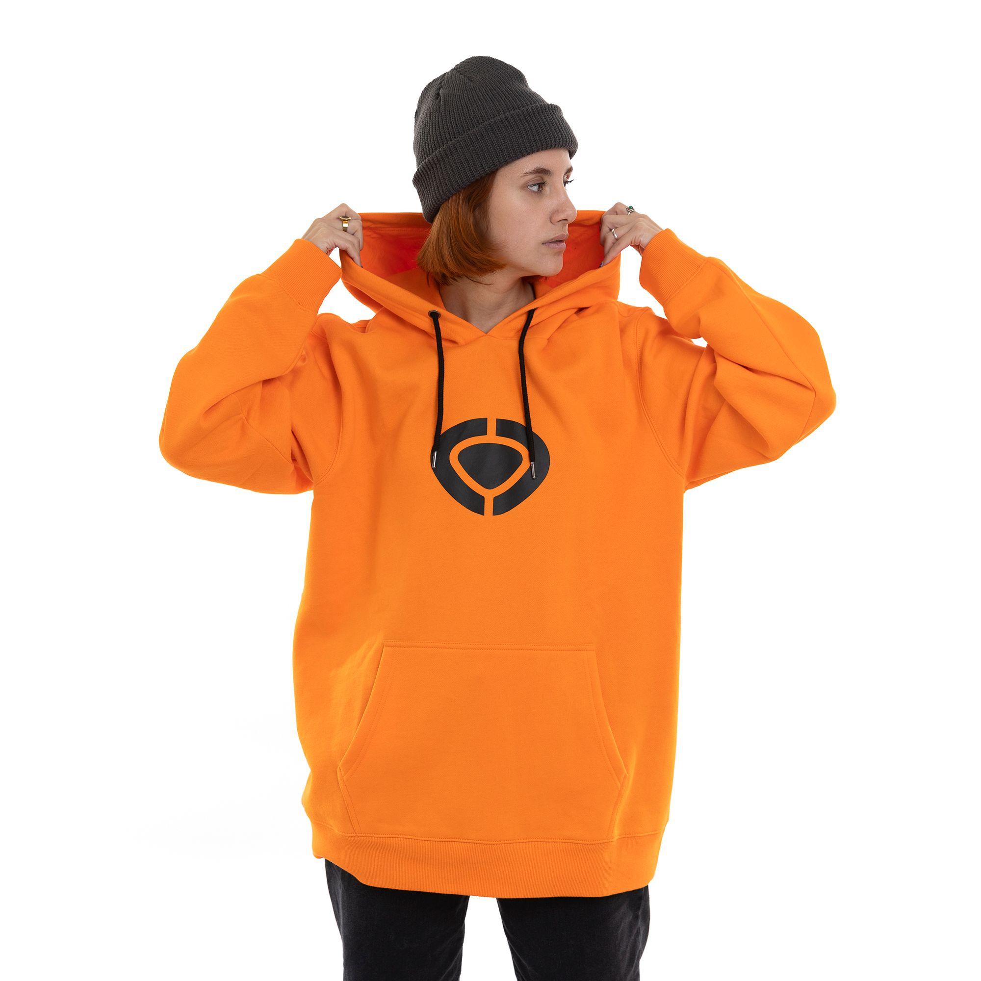 BIG LOGO HOOD - ORANGE-1